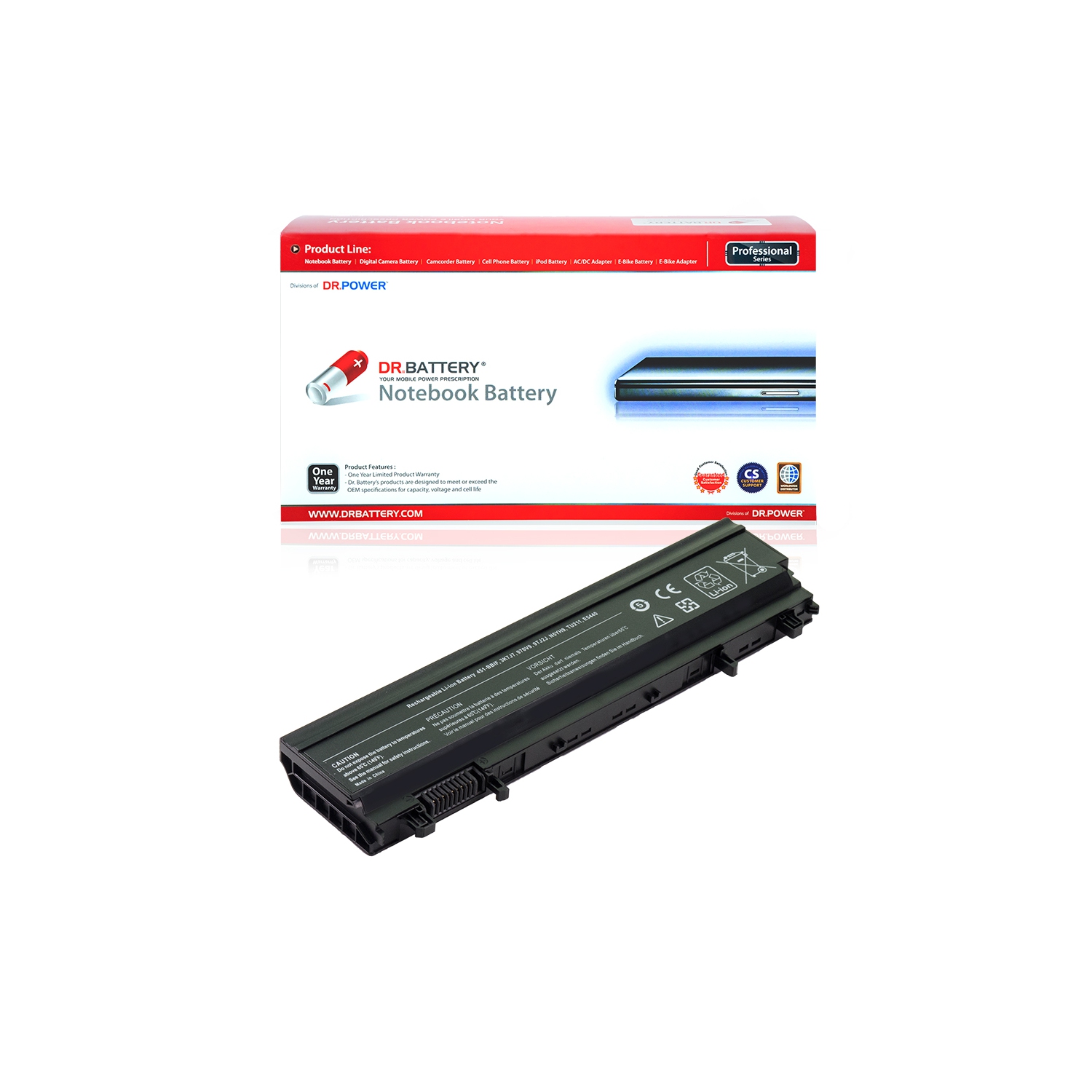 DR. BATTERIE - Remplacement pour Dell Latitude E5440 / E5440-4668 / E5540 / 14 5000 / 312-1351 / 3K7J7 / 451-BBID