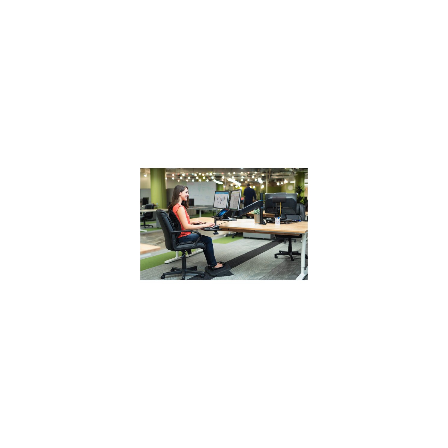 Kensington SmartFit Solemate Plus Foot Rest - Black