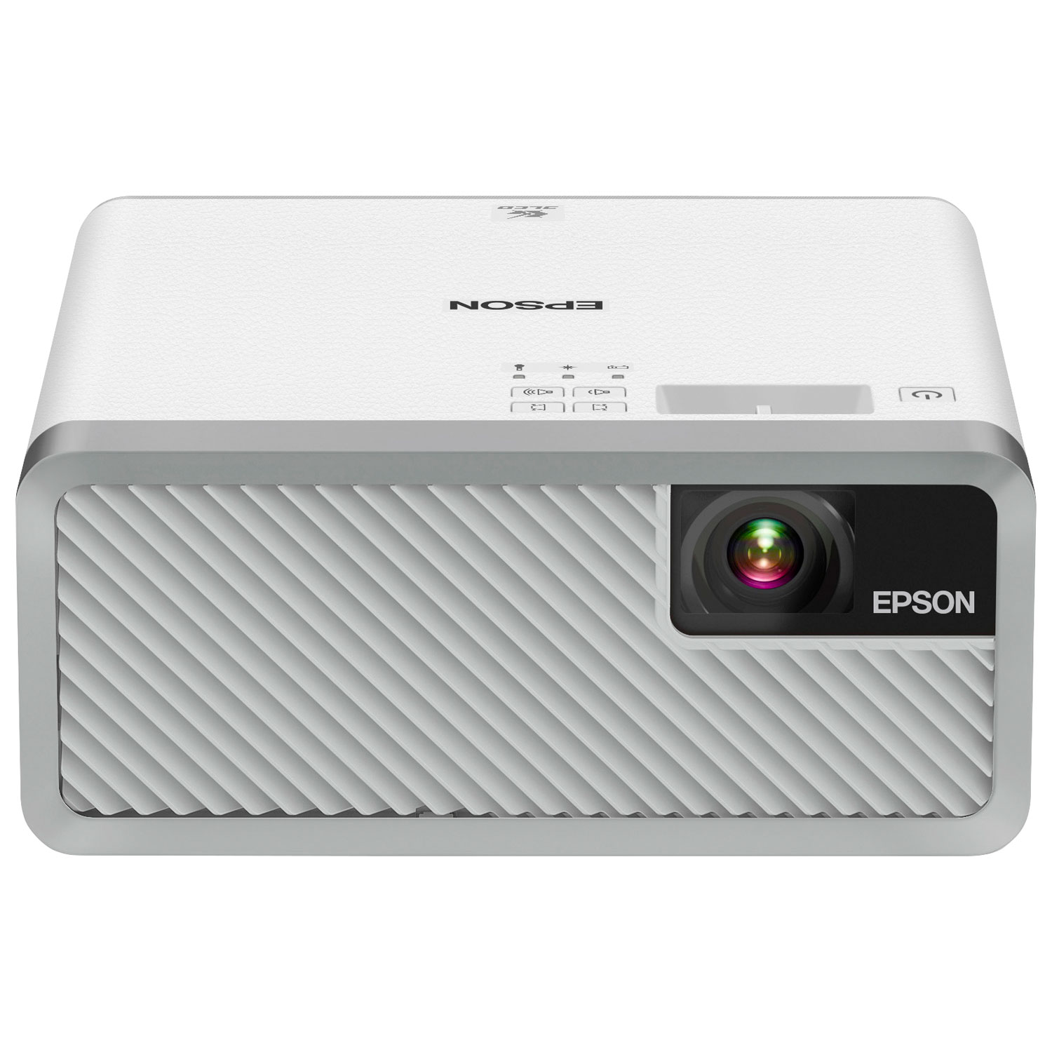 Epson EF-100 Mini-Laser Streaming WXGA Home Theatre Projector with Android TV - White