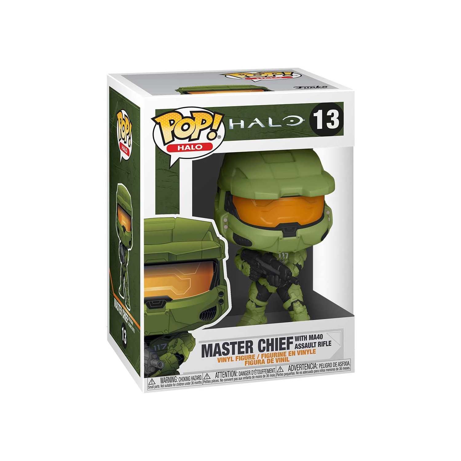 Pop Games Halo 3.75 Inch Action Figure - Master Chief with MA40 Assault Rifle #13