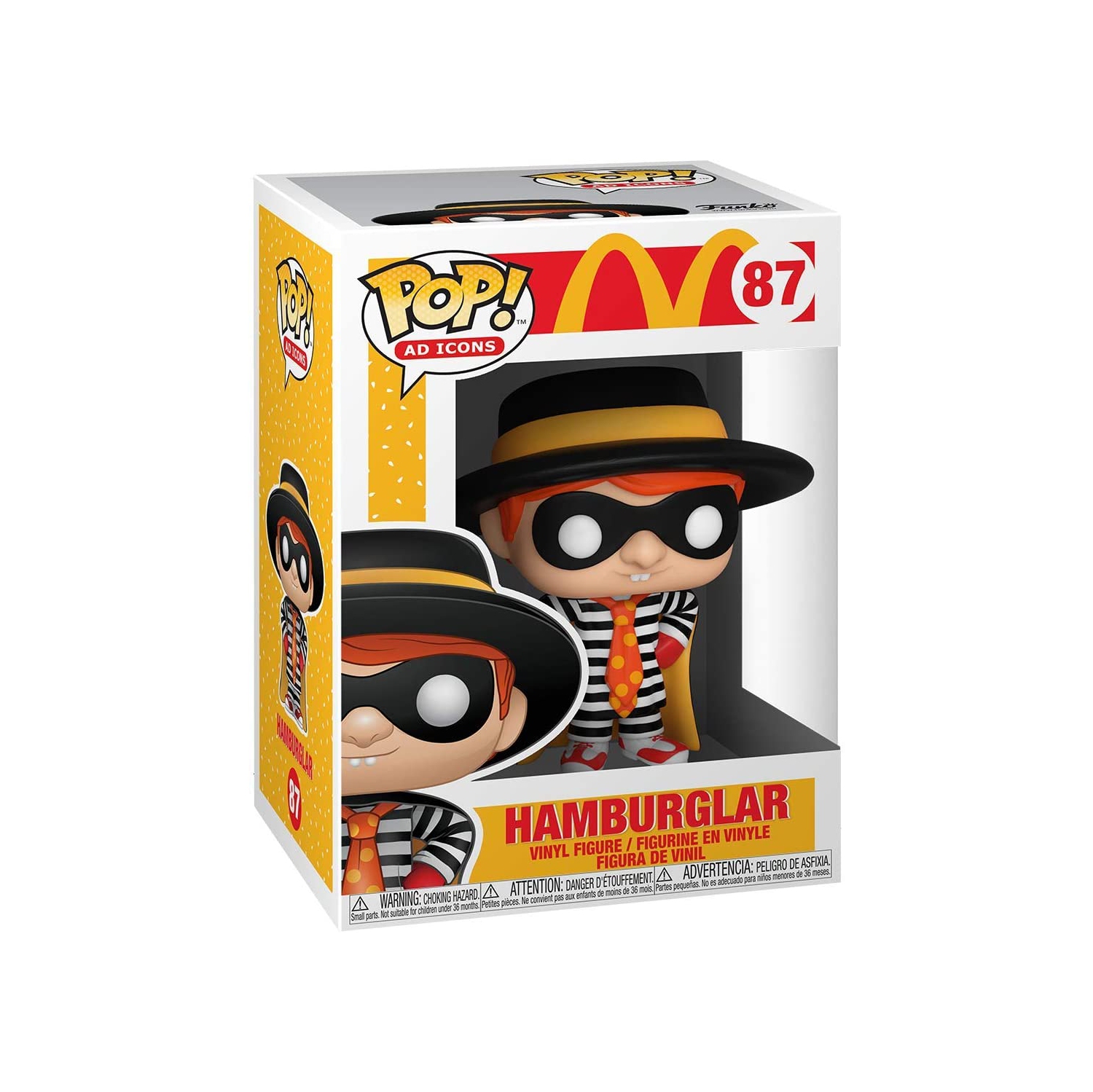 Pop Ad Icons McDonalds 3.75 Inch Action Figure - Hamburglar #87