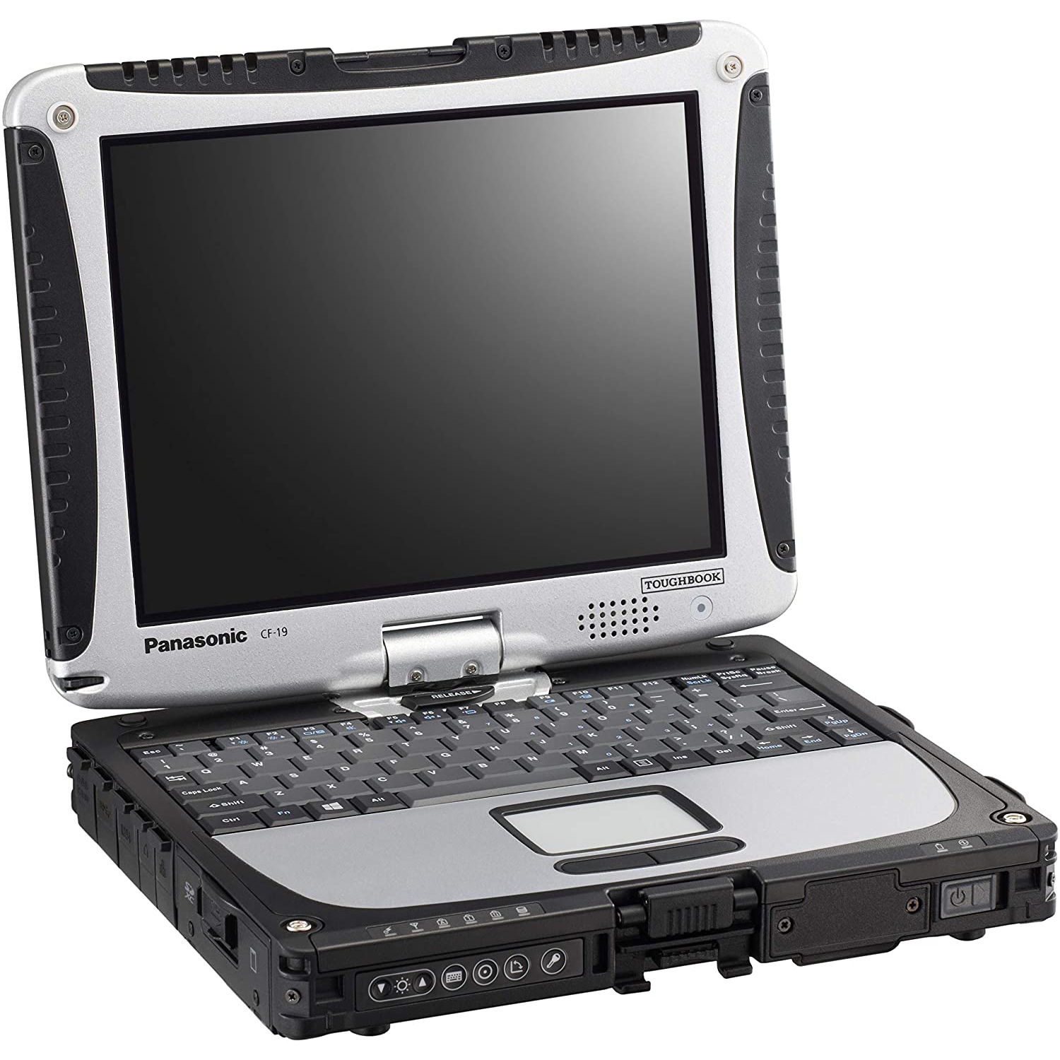 Refurbished (Good) - Panasonic Toughbook CF-19, MK8, 10.1" Touchscreen, Rugged Laptop Convertible Tablet, Intel i5-3610ME @ 2.70GHz, 8GB, 256GB SSD, Win 10 Pro, 4G LTE