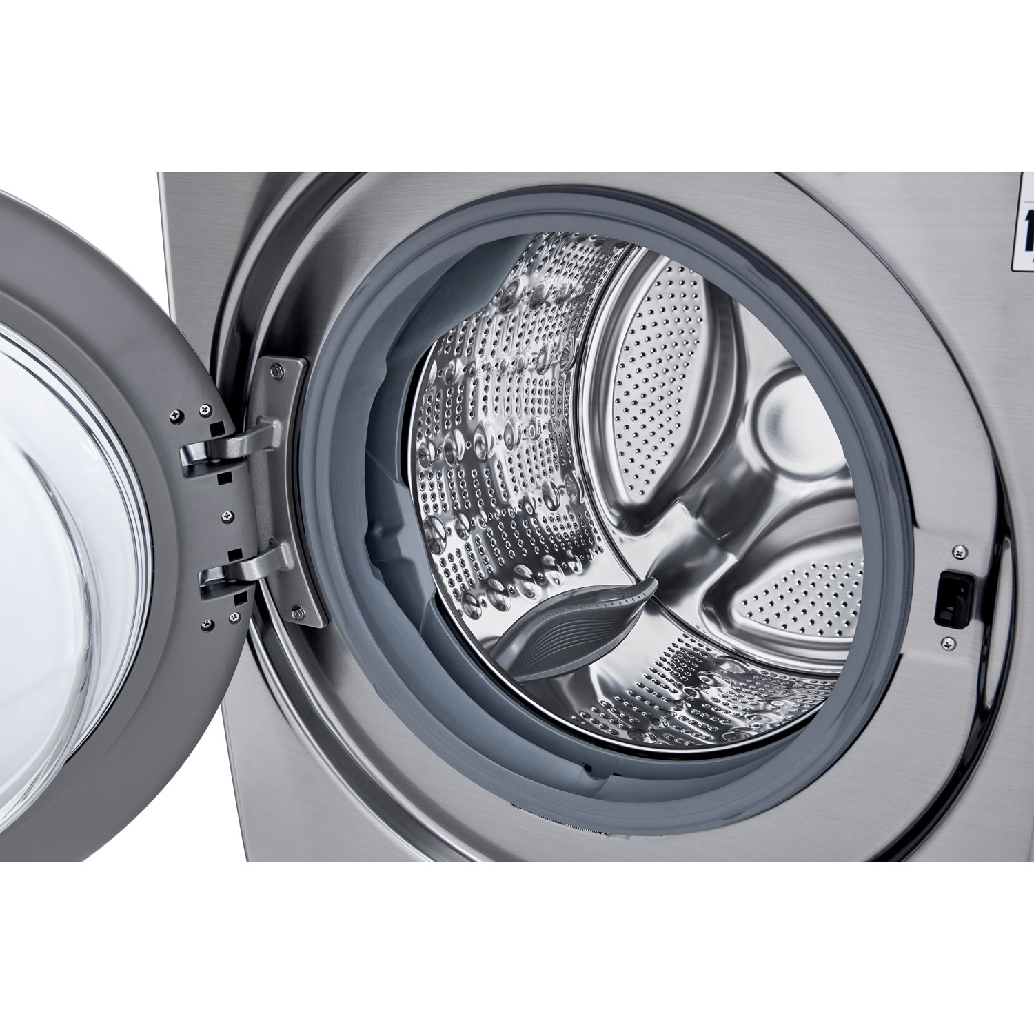 Laveuse à vapeur à chargement frontal de 5,2 pi³ de LG - Acier graphite