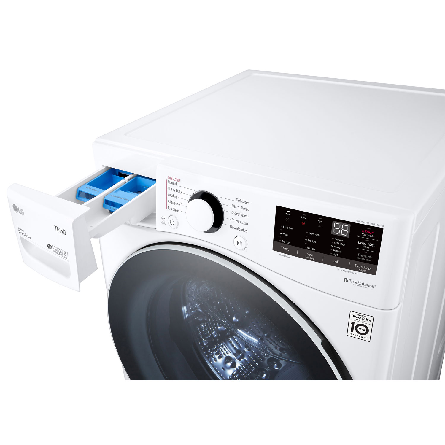 LG 5.2 Cu. Ft. Front Load Washer - White