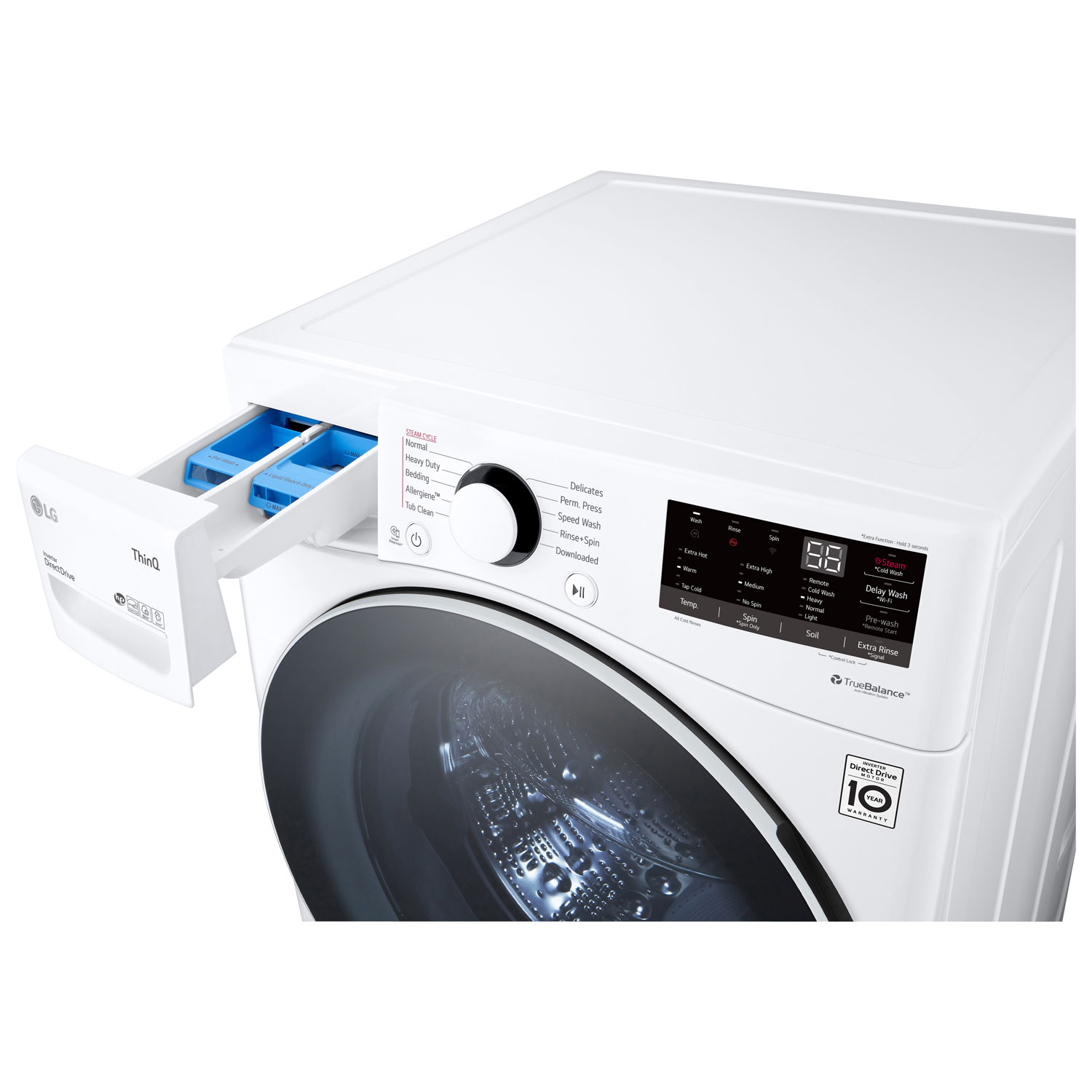 LG 5.2 Cu. Ft. Front Load Washer - White