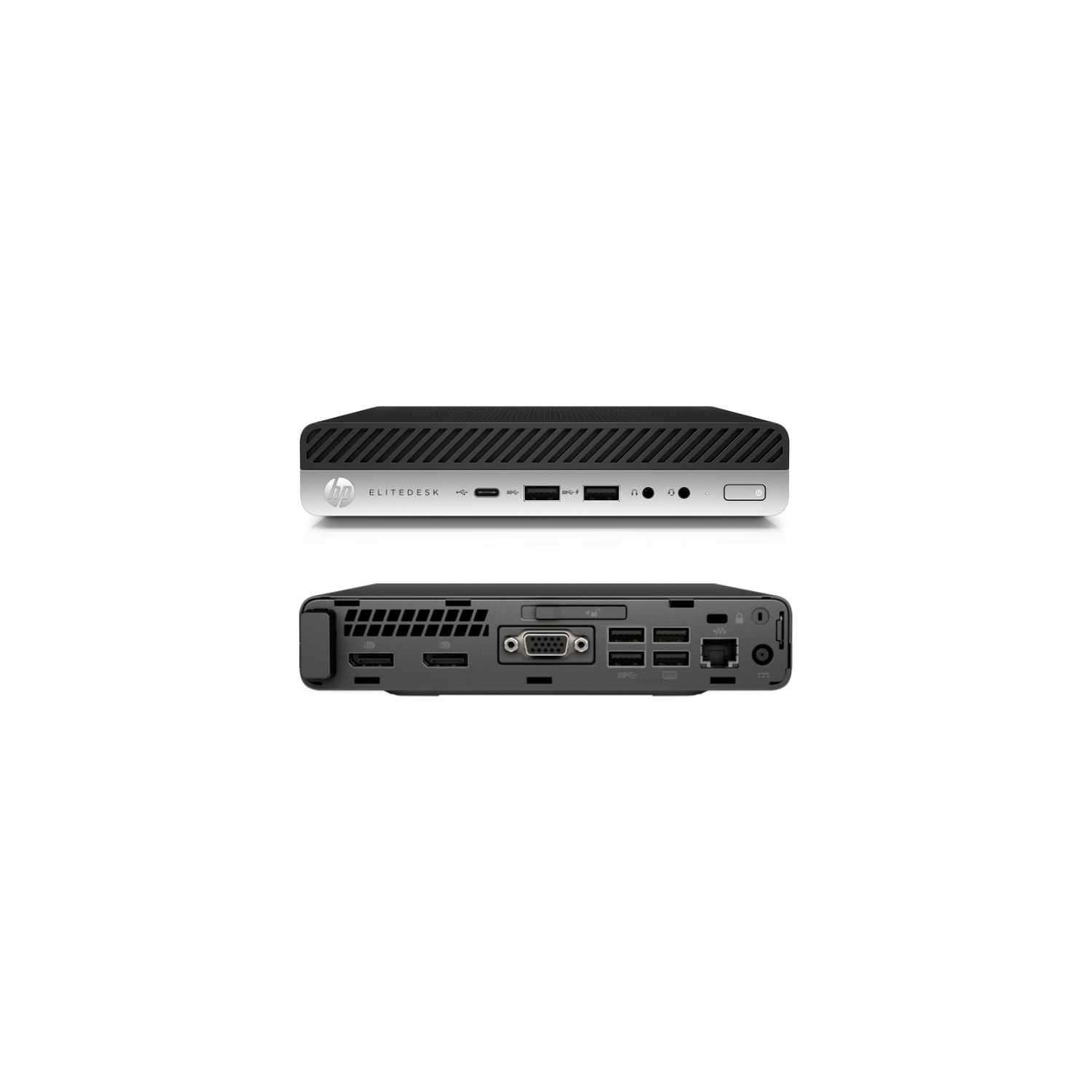 Refurbished - HP Elitedesk 800 G3 Mini Desktop Keyboard Mouse and Wifi. (i5-6500 @ 3.20GHz | 8GB RAM | 256GB SSD | Windows 10 PRO)