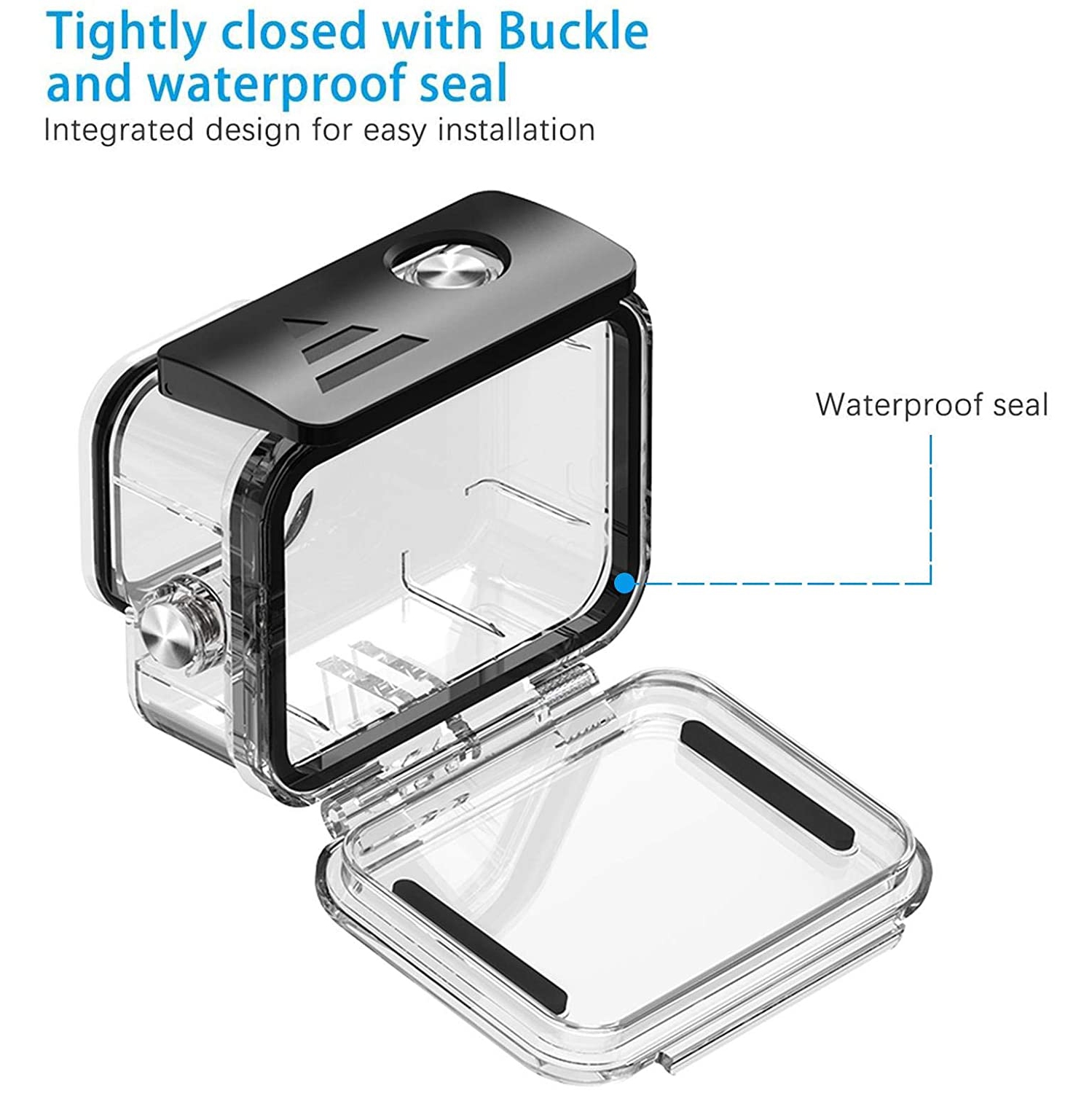 Boîtier de protection étanche de remplacement pour caméra GoPro Hero 9 Black, extérieur sport pour utilisation sous l’eau - résistance à l’eau