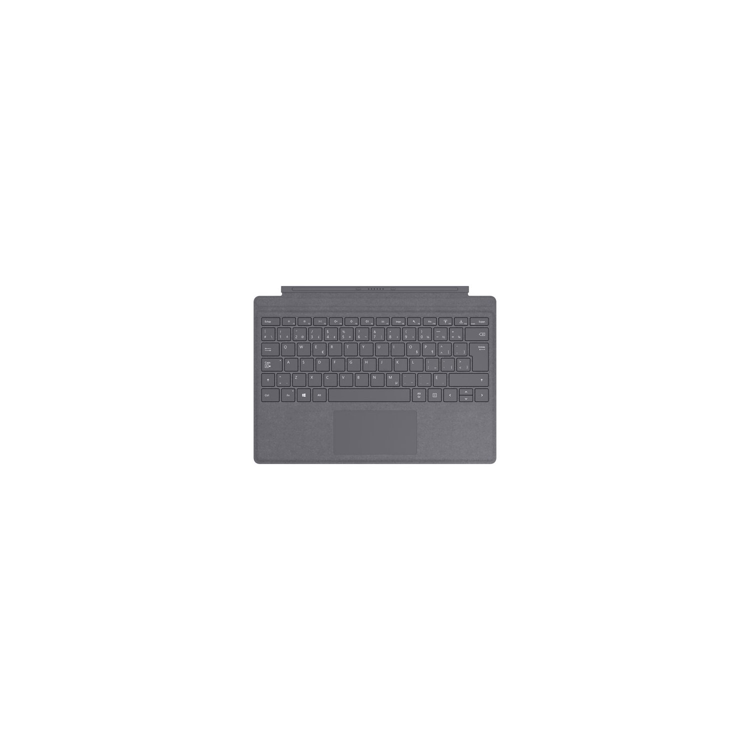 Microsoft Surface Pro Signature Type Cover Keyboard - Platinum - Open Box - French