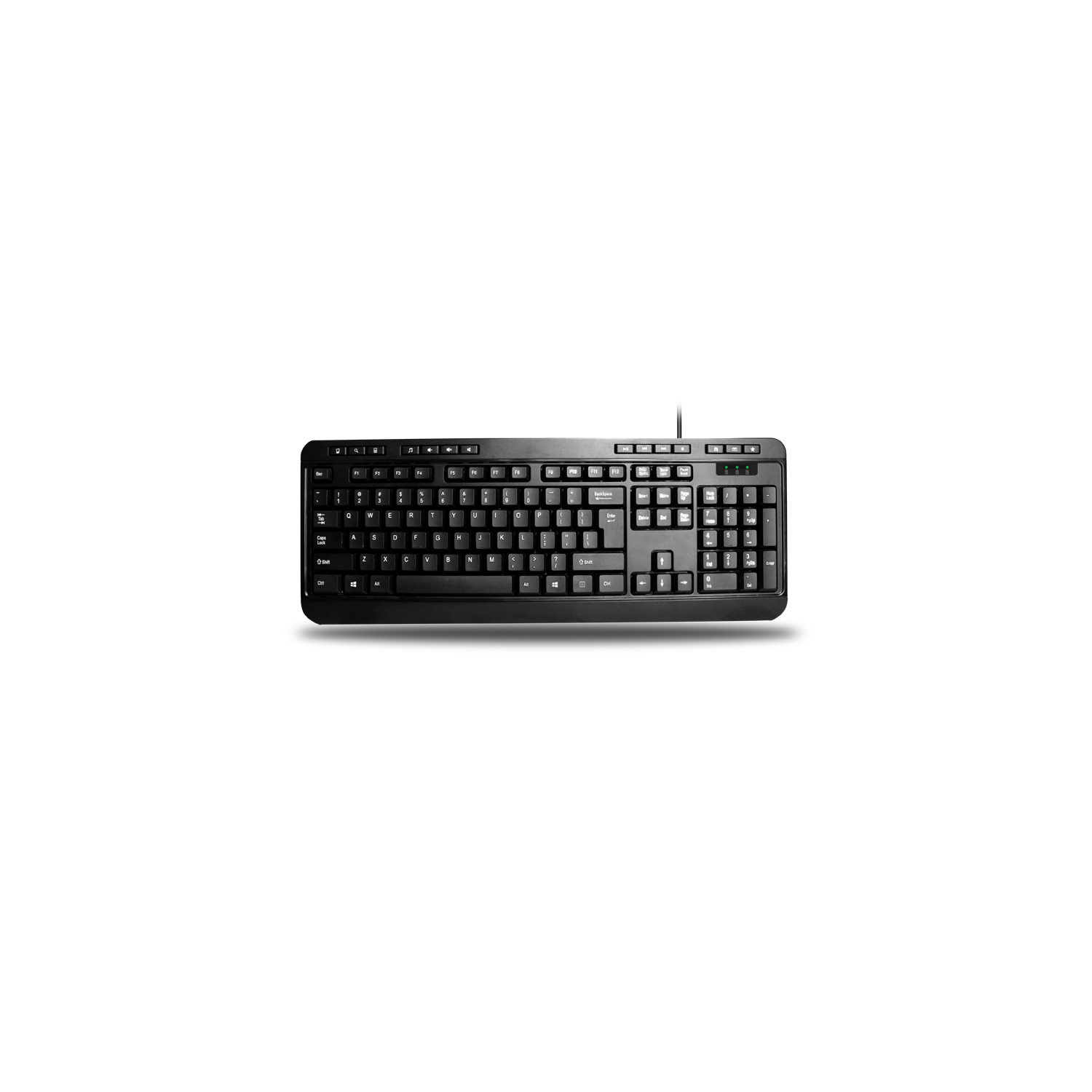 Adesso Antimicrobial Multimedia Desktop Keyboard & Mouse Combo - French -