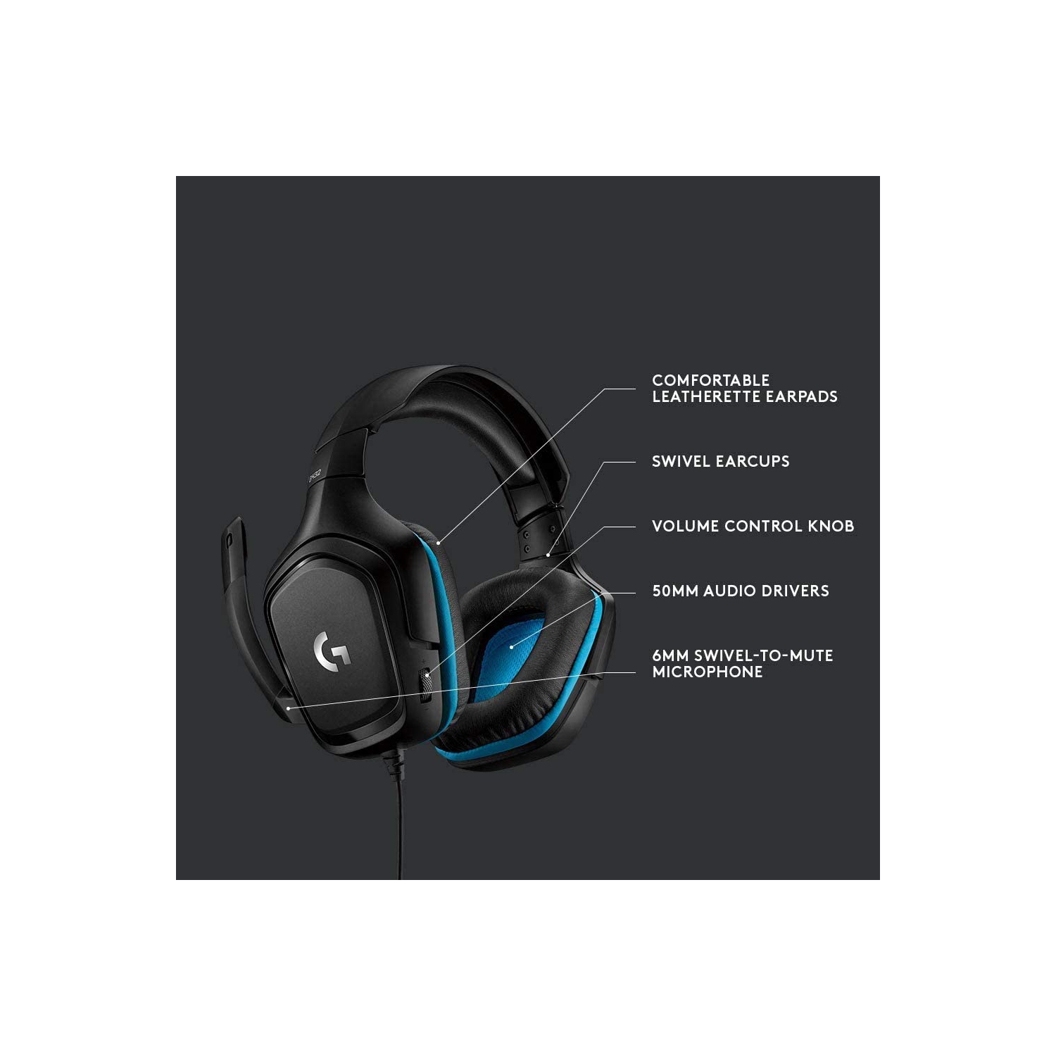 Casque de jeu avec son ambiophonique 7.1 G432 de Logitech - nouveau