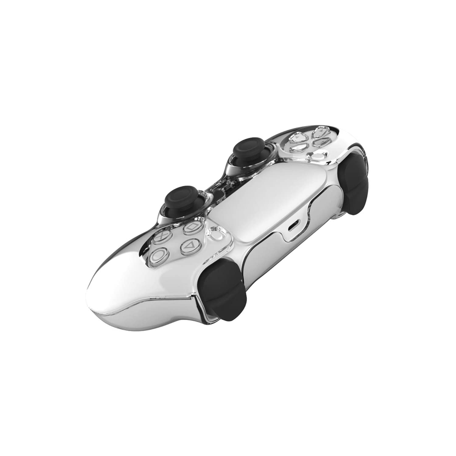 Wingmart – Étui protecteur rigide pour PC transparent pour manette de PlayStation 5 PS5, transparent