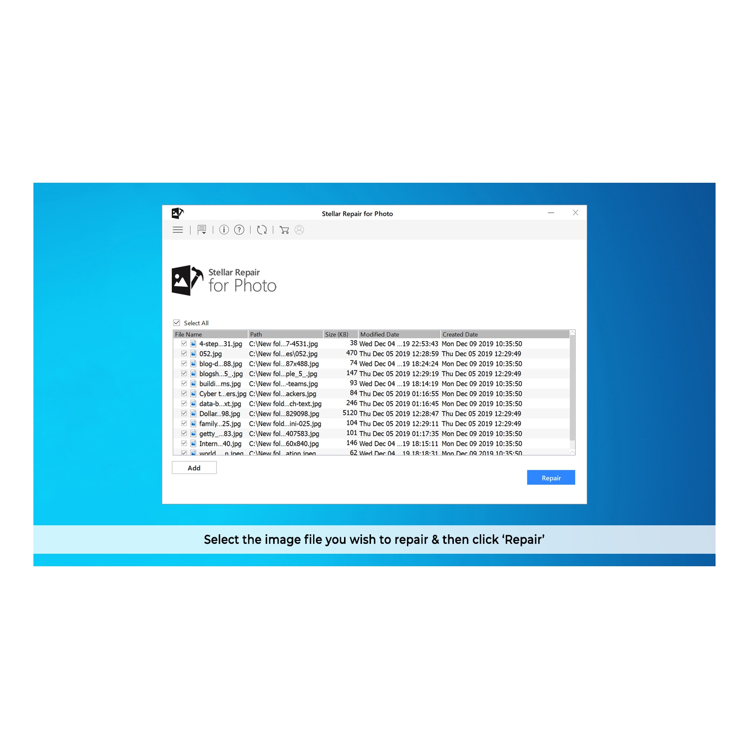 Stellar Repair for Photo Software | for Windows | Standard | Repairs Corrupt or Damaged Photos | 1 Device, 1 Yr Subscription | Email Delivery | -