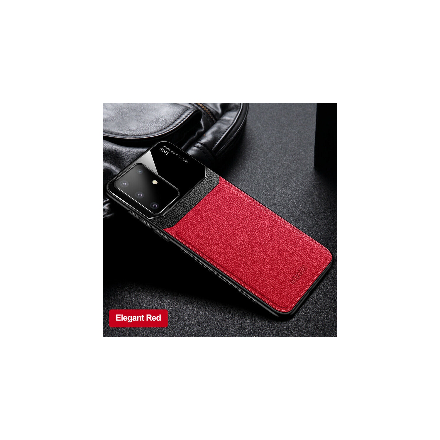 Leather case back cover Protective Cover Phone Case Glass Back Shell For Samsung Galaxy S20 FE