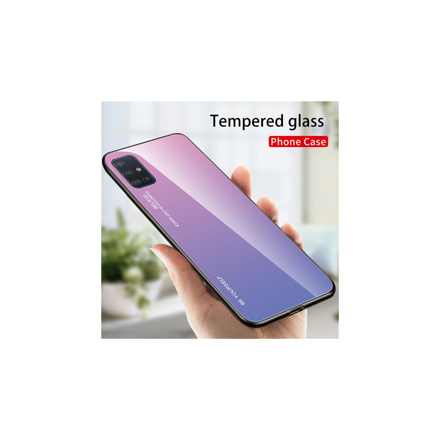 Étui en verre trempé gradient pour Galaxy S20 FE de Samsung