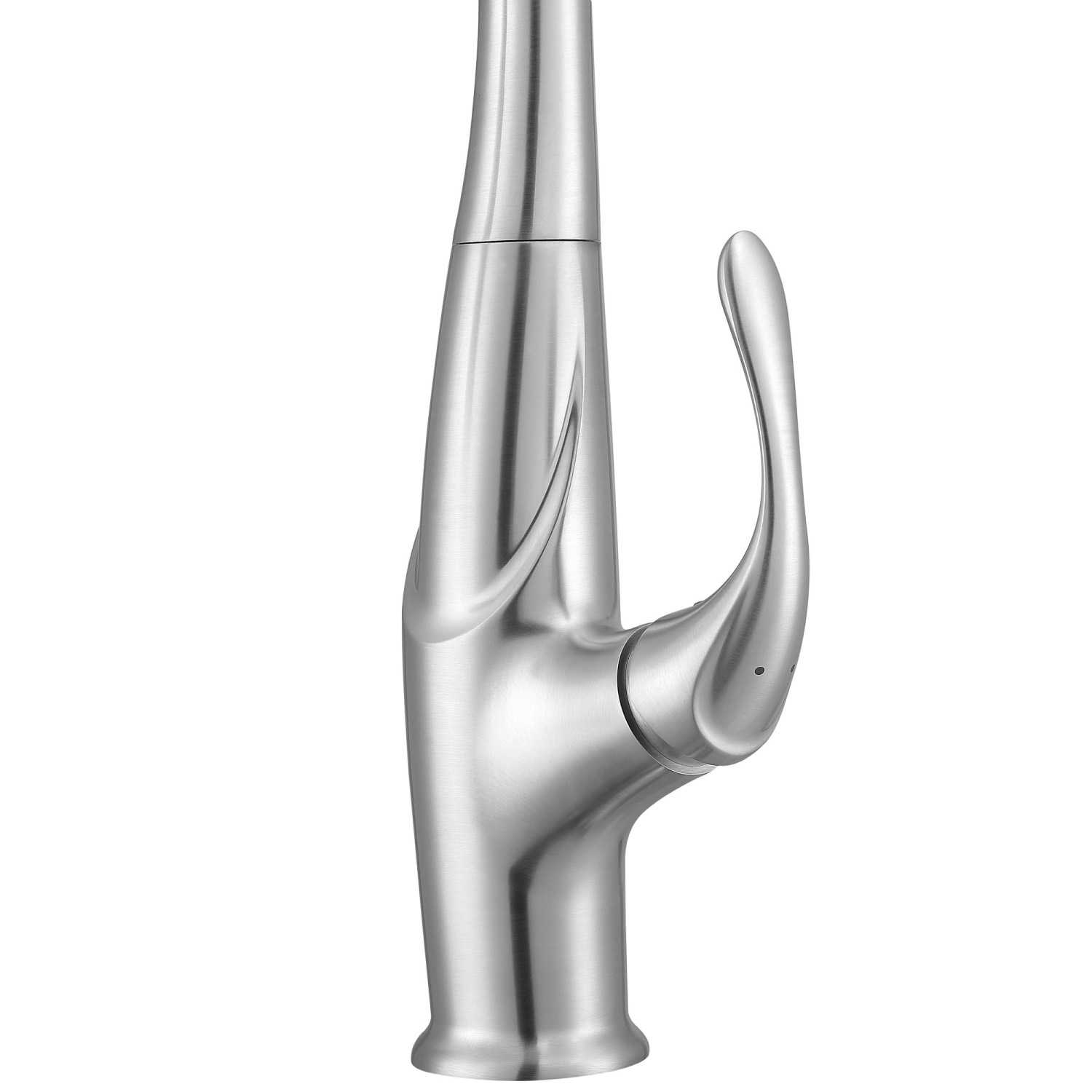 Ancona Eliya Single Handle Pull-Down Kitchen Faucet in Brushed Nickel Finish