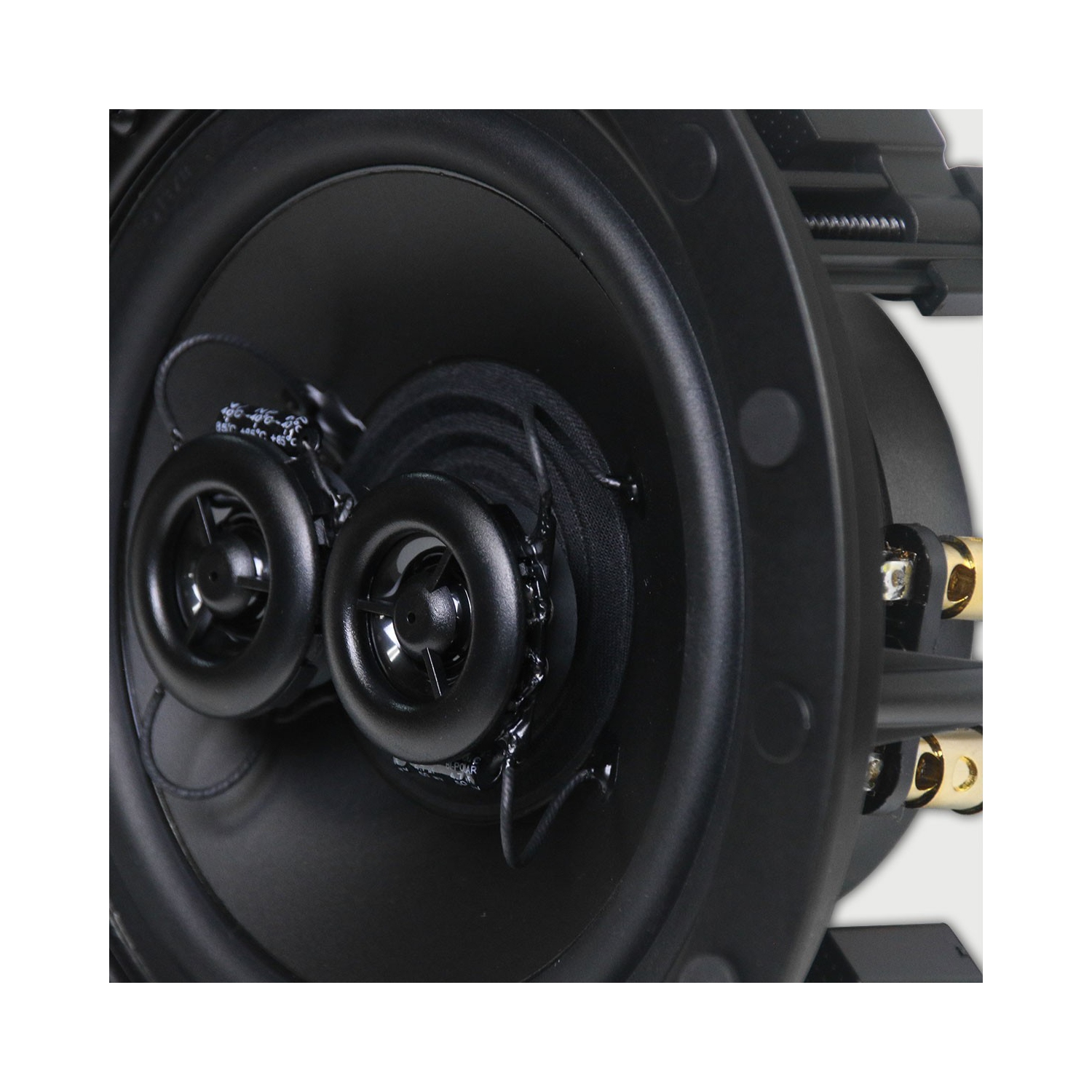 Boost Audio NV62FS Near-Vanishing Premium 6.5" Single Point Stereo In-Ceiling Speaker with Pre-Construction Bracket