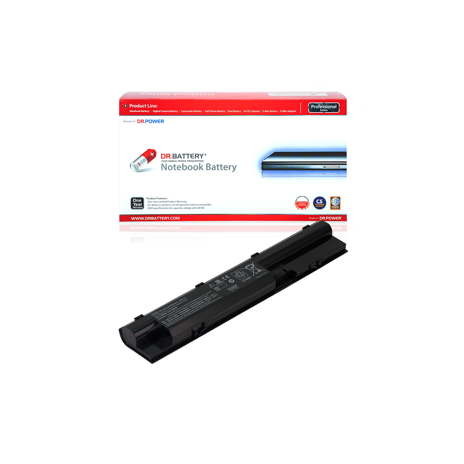 DR. BATTERIE - Remplacement pour HP ProBook 470 G1 F3K33PA / 470 G1 F7Y27ES / 470 G2 / HSTNN-W99C / HSTNN-YB4J / 707616-141