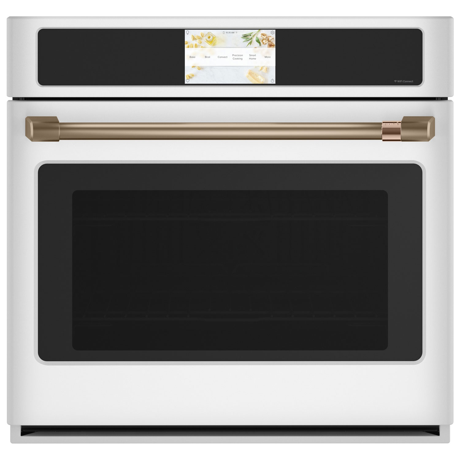 Four mural électrique à convection véritable 5 pi³ 30 po Café - Blanc mat