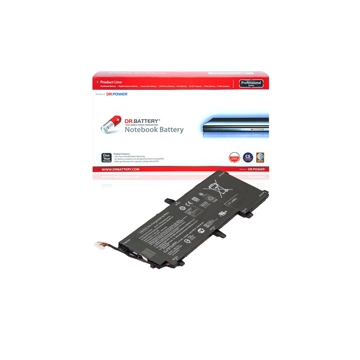 DR. BATTERY - Replacement for HP Envy 15-as152nr / 15-as180 / 15-as191ms / 15-as000 / HSTNN-UB6Y / TPN-I125 / VS03052XL