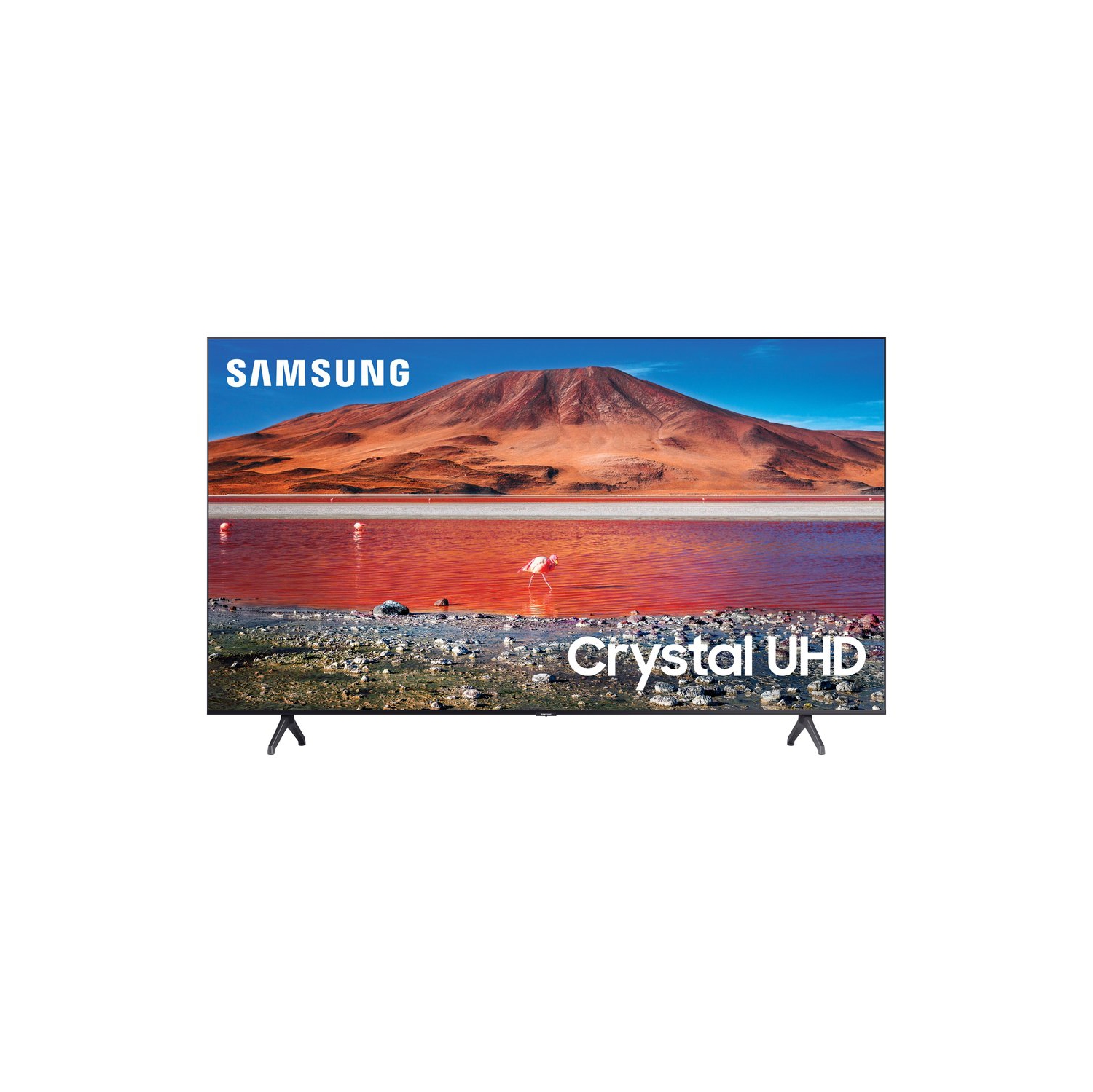 Refurbished (Good) - SAMSUNG 70" Class 4K Crystal UHD (2160P) LED Smart TV with HDR (UN70TU7000/UN70TU700D)