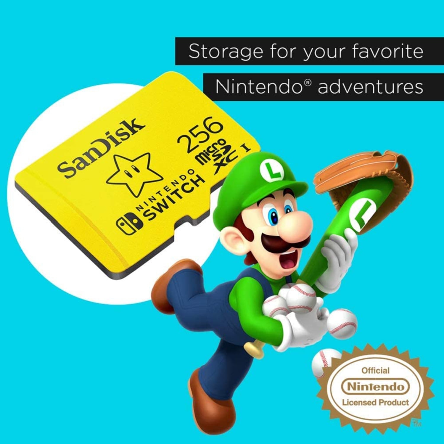 SanDisk 256GB MicroSDXC Memory Card [Nintendo Switch Accessory]
