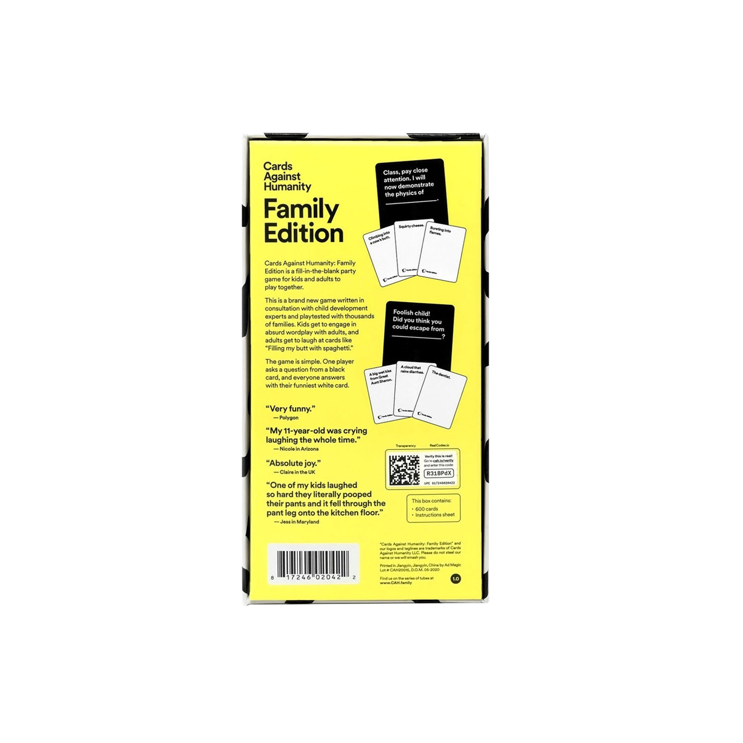 Cards Against Humanity: Family Edition