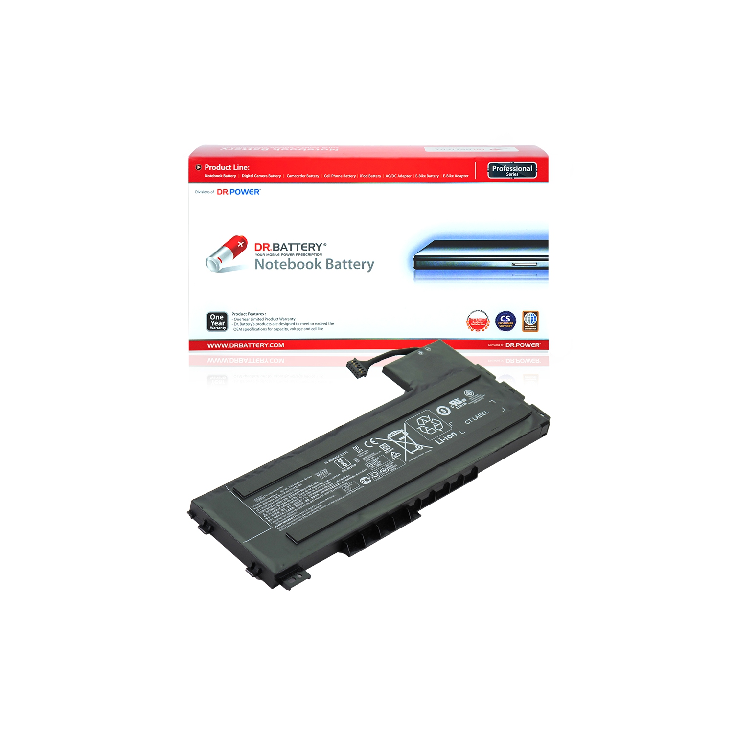 DR. BATTERY - Replacement for HP ZBook 15 G3 T7V52EA / G3 T7V52ET / G3 T7V53EA / 808452-001 / 808452-002 / HSTNN-DB7D