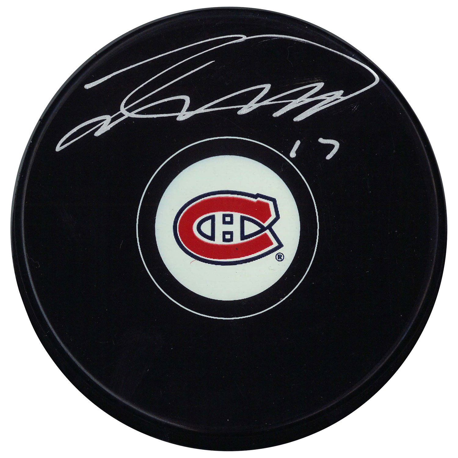 Frameworth Montreal Canadiens: Hockey Puck Signed By Josh Anderson