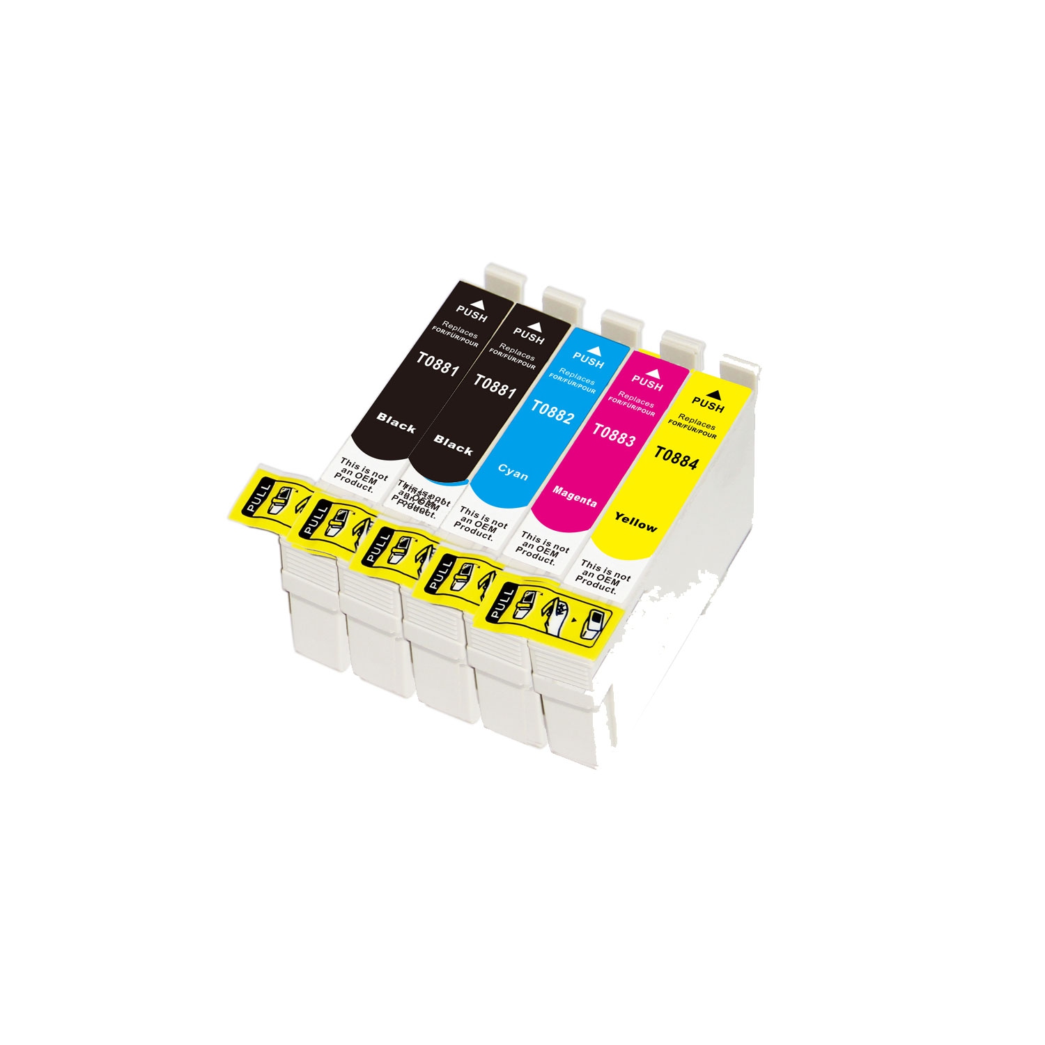 5 Ink compatible T088XL Ink Cartridge for Epson T088 printer