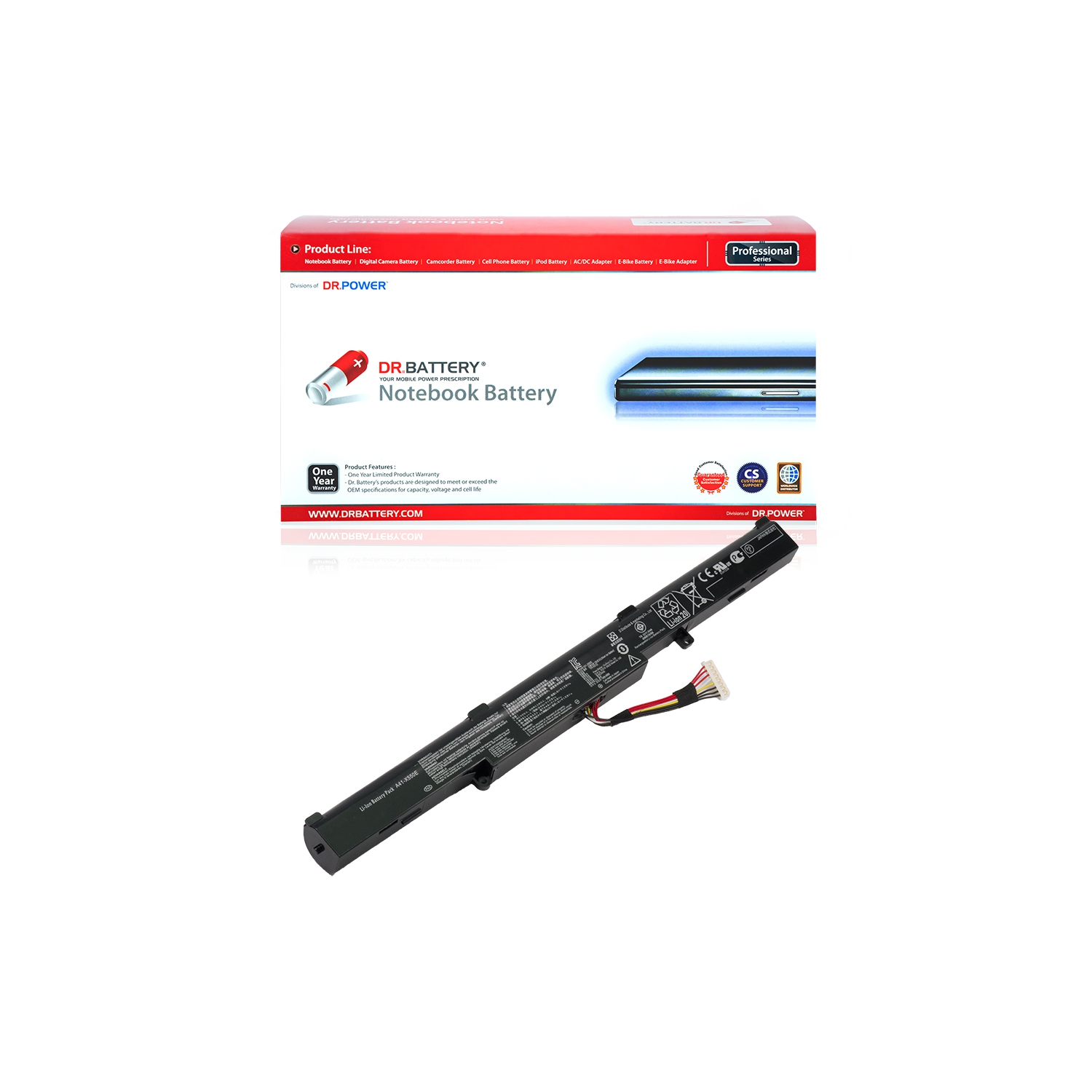 DR. BATTERY - Replacement for Asus F550DP / F751 / F751L / F751LA / F751LAV / F751LB / F751LD / F751LDV / F751LJ / A41-X550E