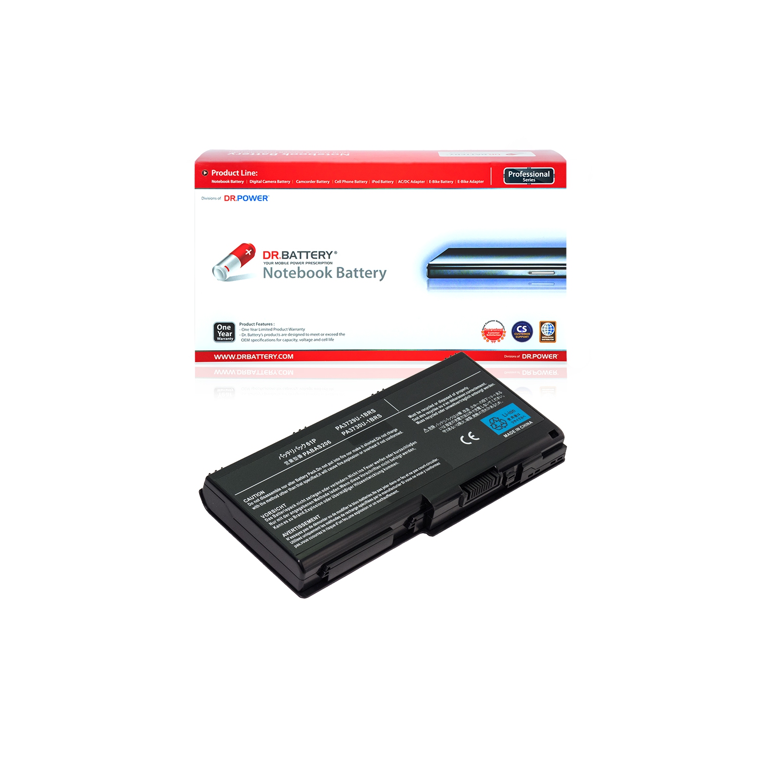 DR. BATTERY - Replacement for Toshiba Satellite P500-BT2N20 / P500D-ST5805 / P500-ST2G01 / PABAS207 / PA3729U-1BAS