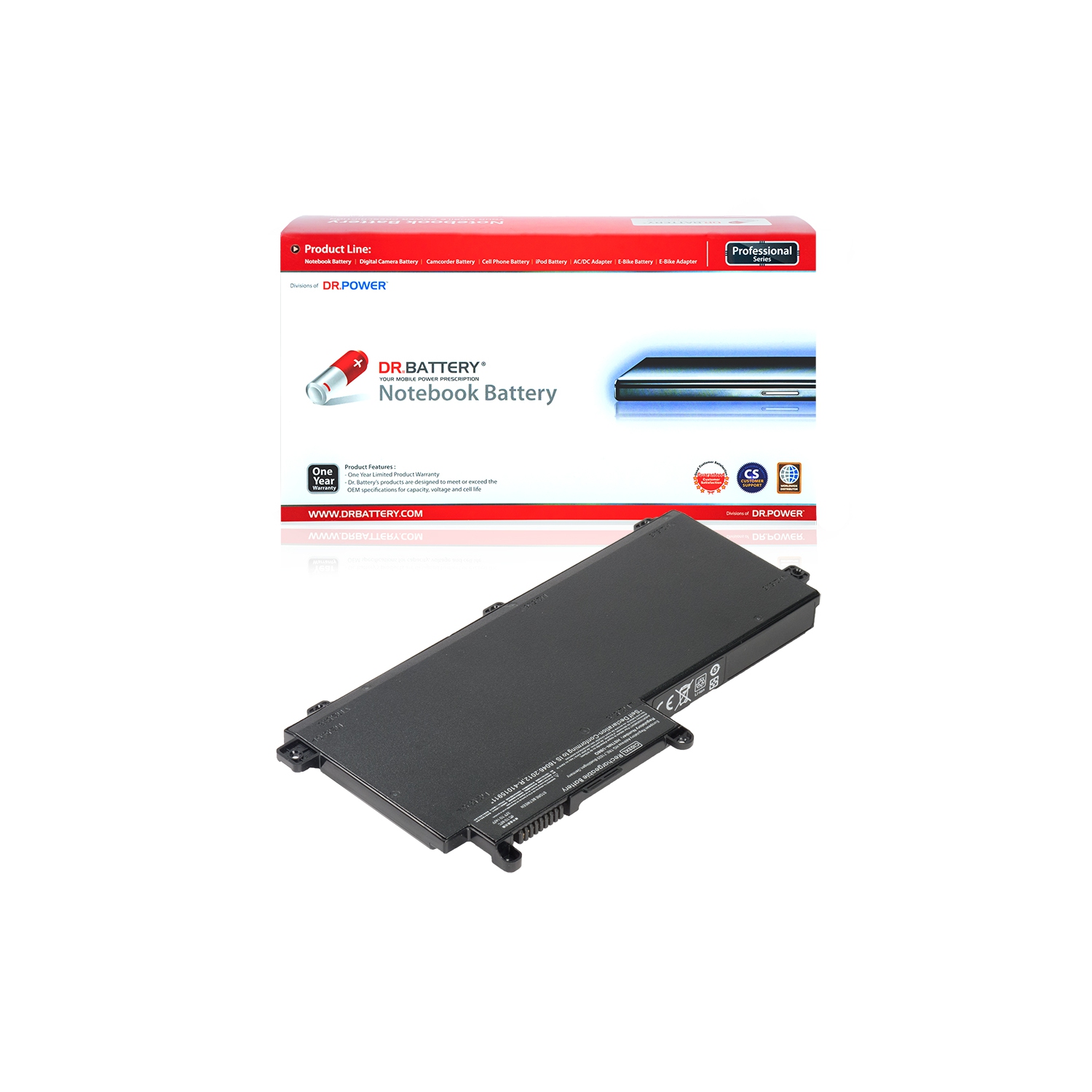 DR. BATTERY - Replacement for HP ProBook 640 G2 / 645 G2 / 650 G2 / 655 G2 / HSTNN-UB6Q / 801554-001 / CI03 / CI03XL / CIO3