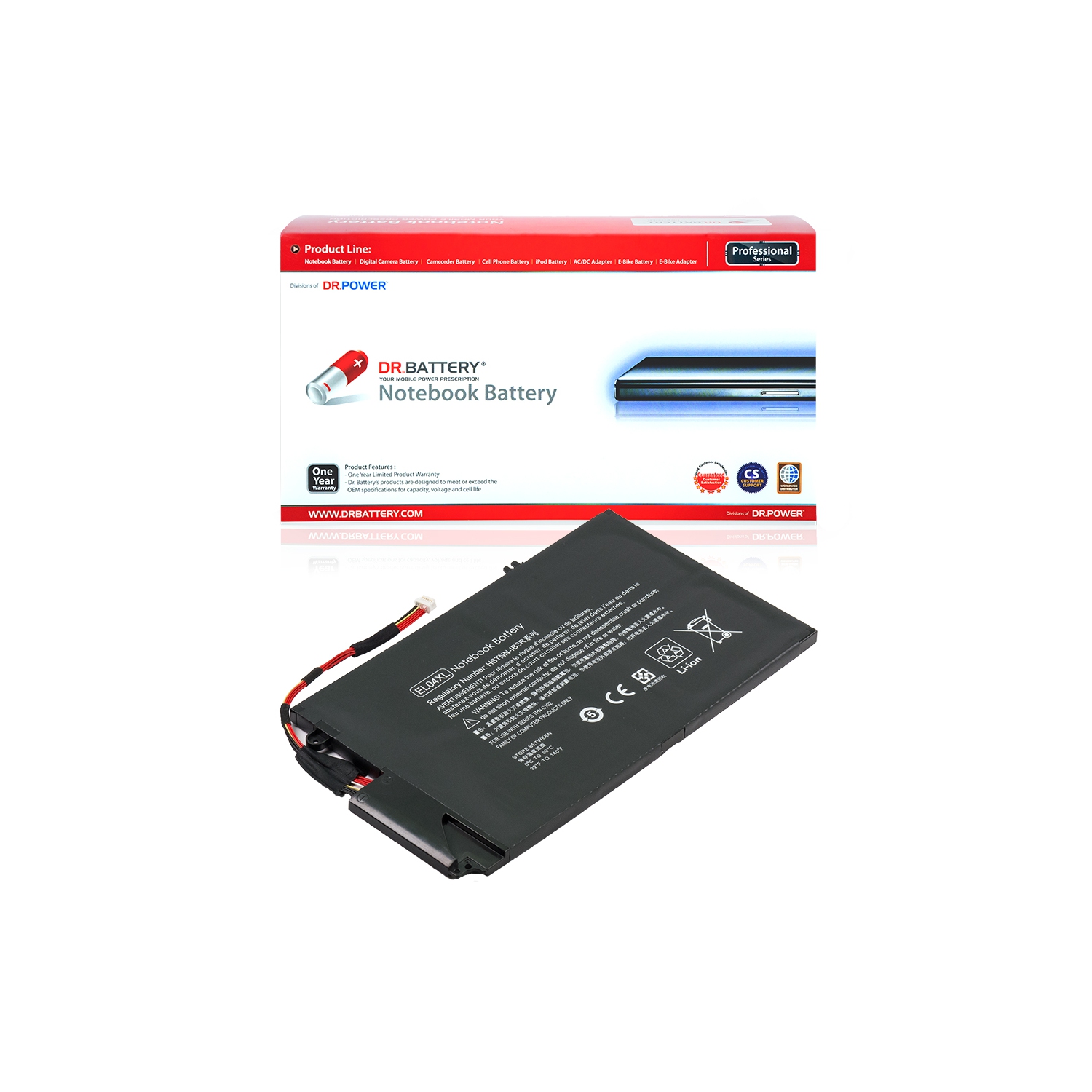 DR. BATTERY - Replacement for HP Envy TouchSmart Ultrabook 4-1202ea / 4-1202ed / 4-1202eo / 4-1202ex / HSTNN-UB3R / TPN-C102