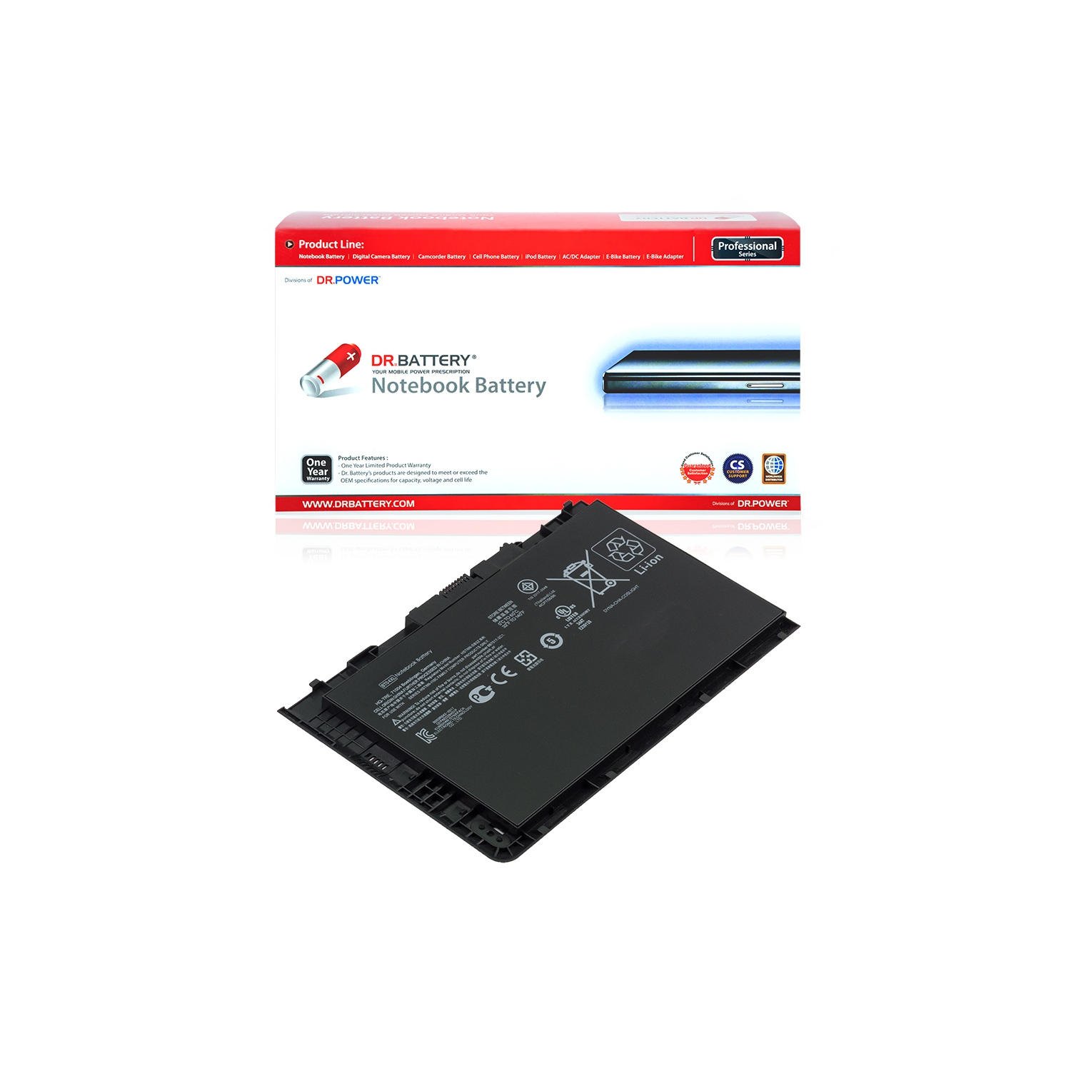 DR. BATTERY - Replacement for HP EliteBook Folio 9470m P3E06UT / 9470m P3E07UT / 9480m / HSTNN-LB5B / MA02025XL / 68757-2C1