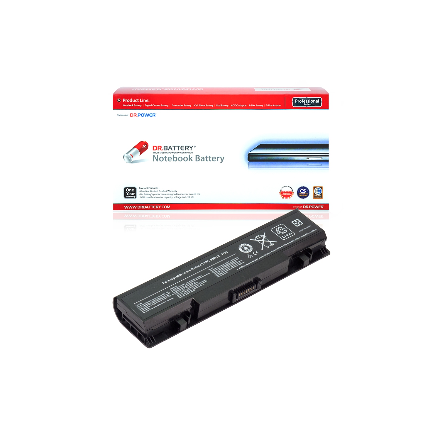 DR. BATTERY - Replacement for Dell Studio 17 / 1735 / 1736 / 1737 / PP31L / PW823 / PW824 / PW835 / RM791 / RM868 / RM870