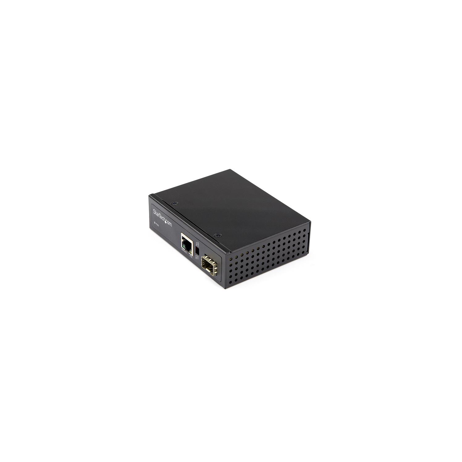 StarTech PoE+ Industrial Fiber to Ethernet Media Converter 60W - SFP to RJ45 - SM/MM Fiber to Gigabit Copper IP-30