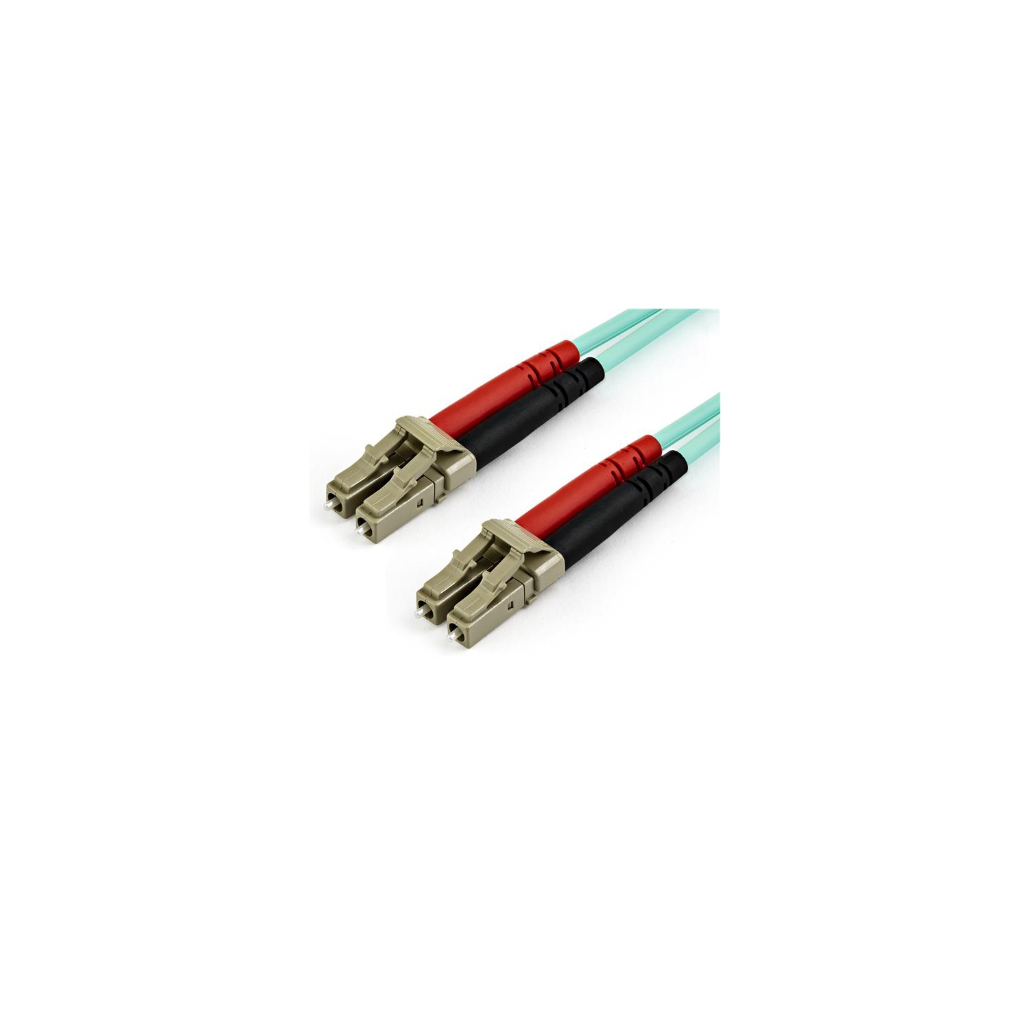 StarTech 15m OM4 LC to LC Multimode Duplex Fiber Optic Patch Cable