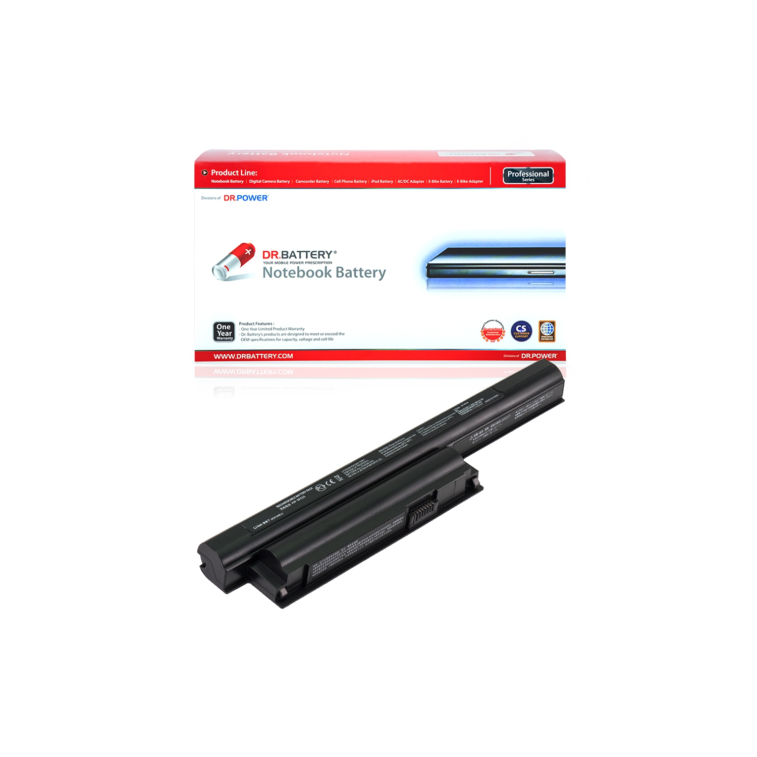 DR. BATTERY - Replacement for Sony VAIO VPCCB15FDD / VPCCB15FDG / VPCCB15FDP / VGP-BPL26 / VGP-BPS26 / VGP-BPS26A