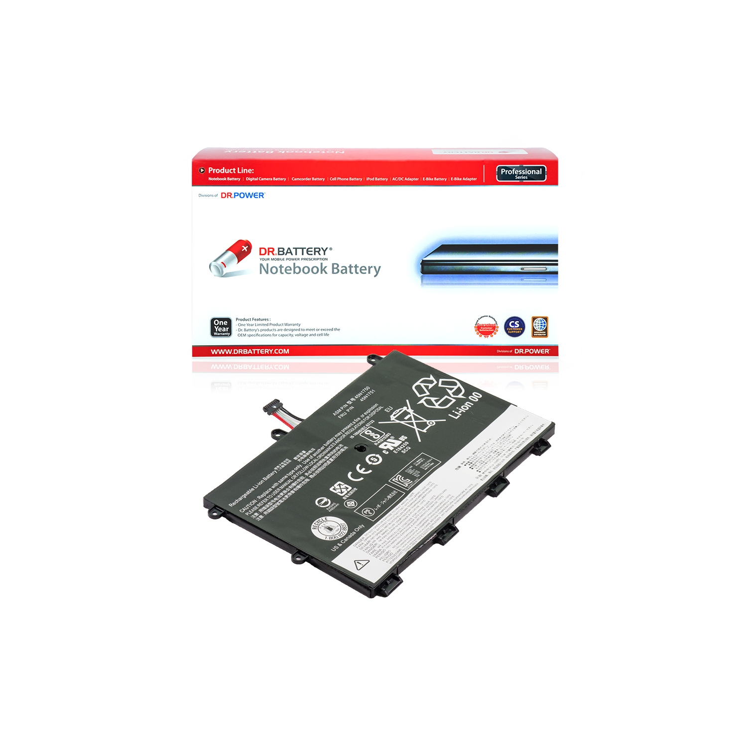 DR. BATTERY - Replacement for Lenovo ThinkPad Yoga 11e 20D9000RUS / 20D9000UUS / 20D9000VUS / 50 / 70-2 / 45N1748 / 45N1749