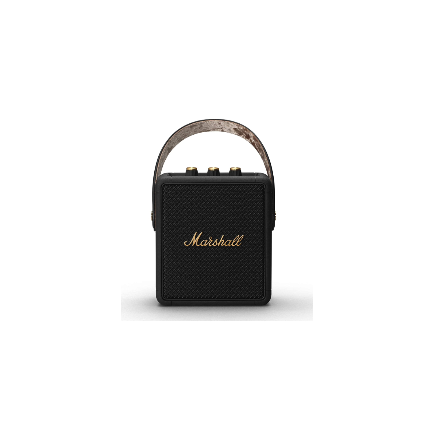 Marshall Stockwell II Portable Bluetooth Speaker - Black and Brass