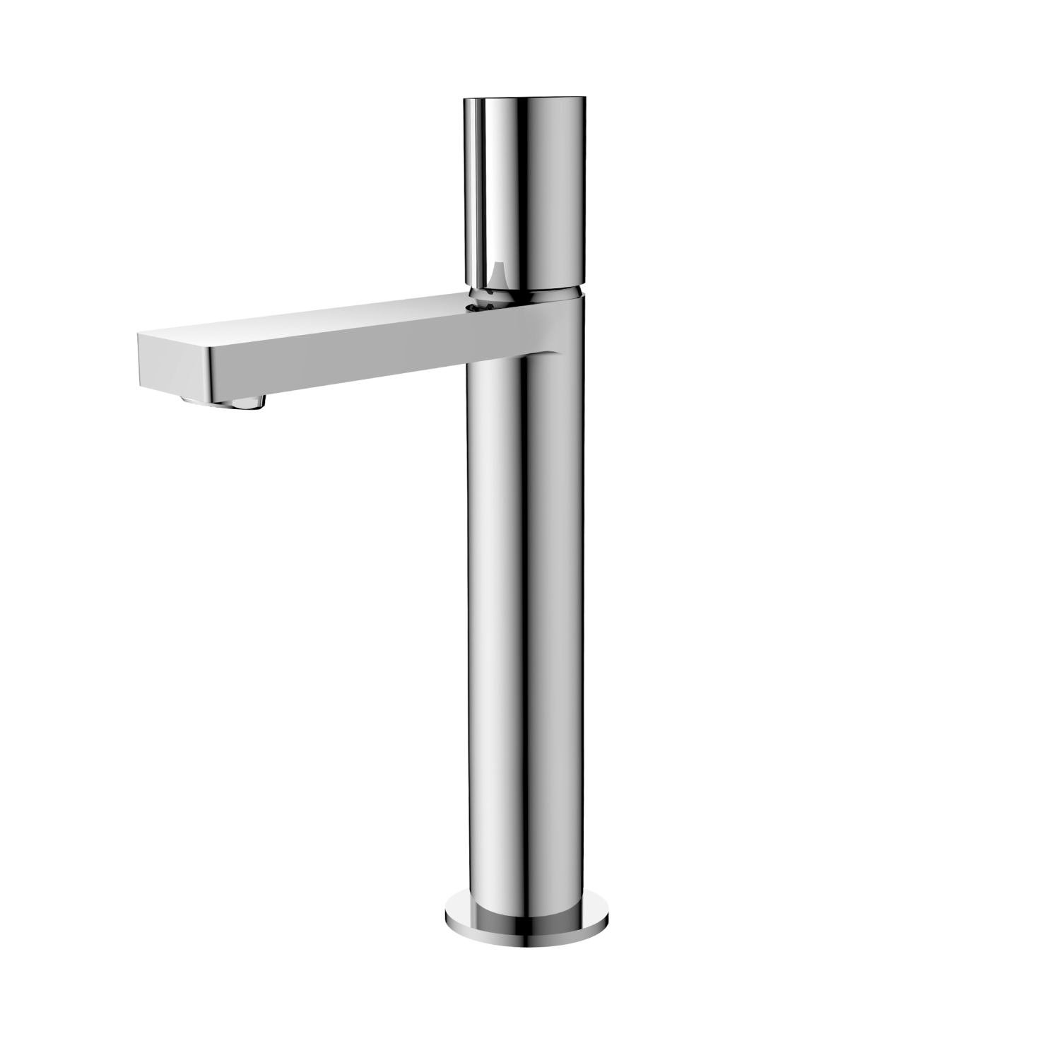 Nessa Single Handle 12 1/2" Polished Chrome Vessel Bathroom Faucet B-122N