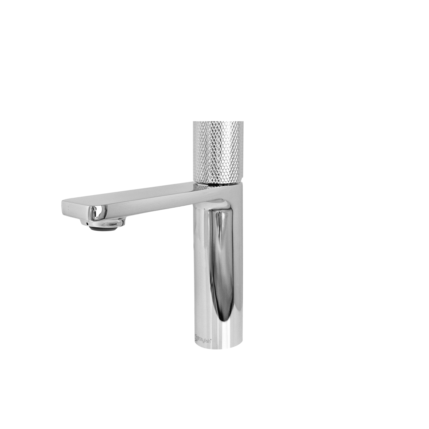 STYLISH Single Handle Modern Bathroom Faucet Basin Sink Faucet, Polished Chrome Finish B-104C