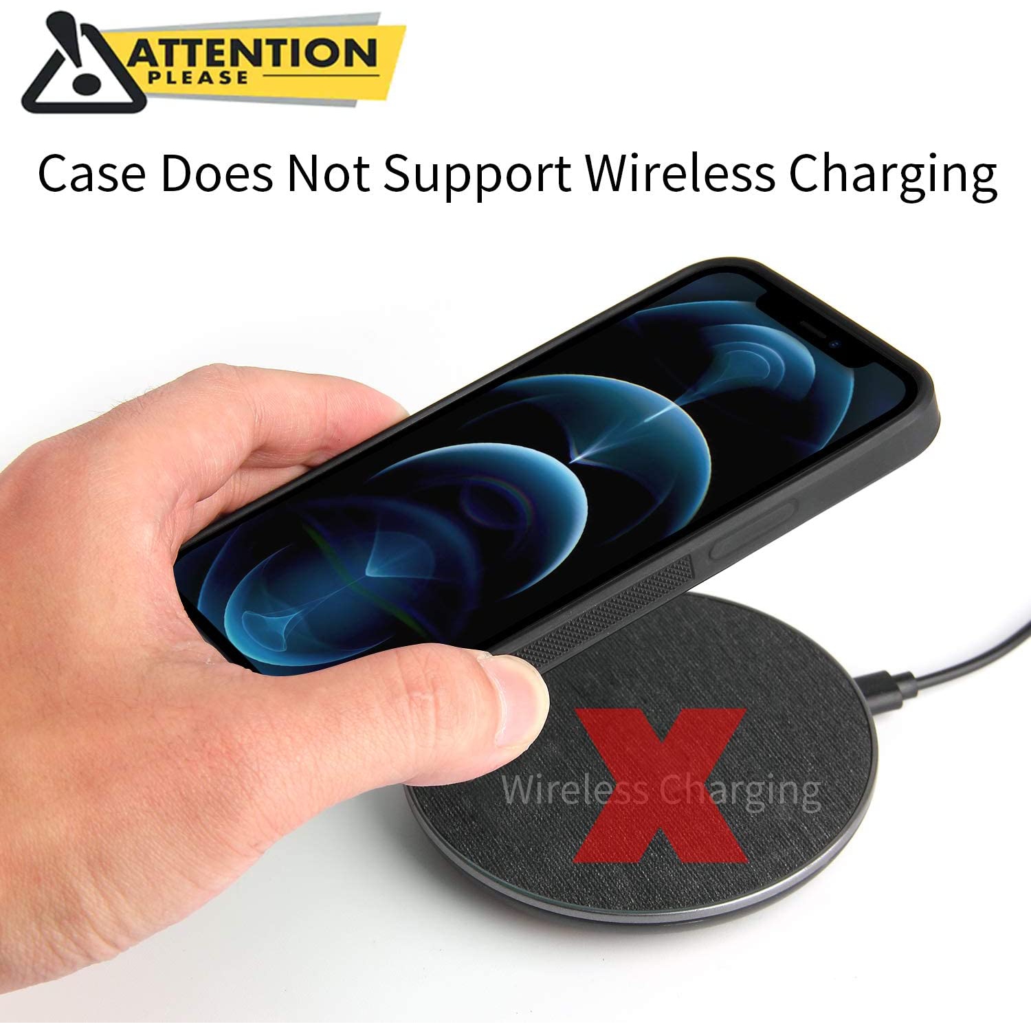 Navor Detachable Magnetic Wallet Case with RFID Compatible for iPhone 12 Pro Max [6.7 inch] [Vajio Series] - Black