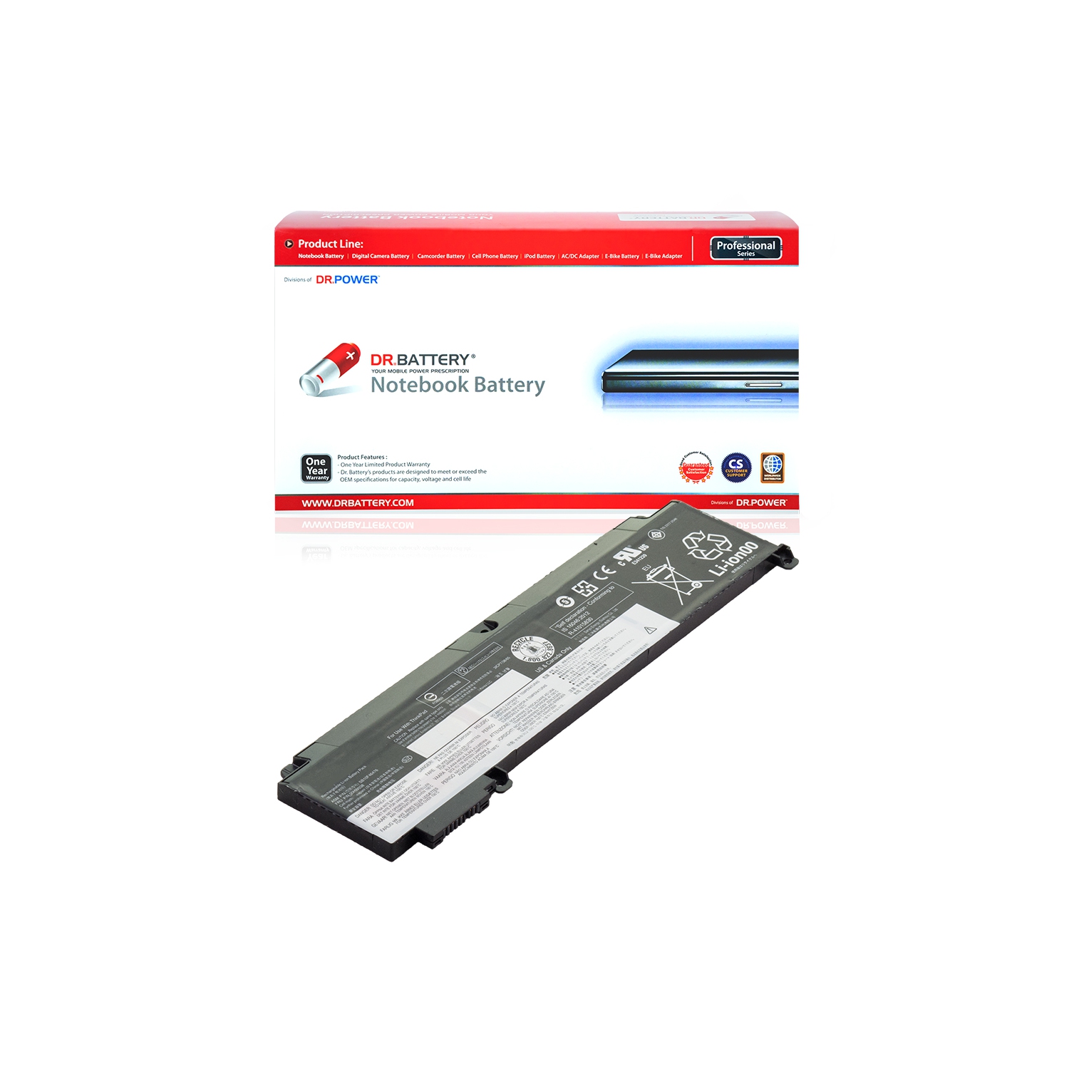 DR. BATTERY - Replacement for Lenovo Thinkpad T460s 20F9003GGE / 20F9003GUS / 20F9003HUS / SB10J79004 / 00HW024 / 00HW025