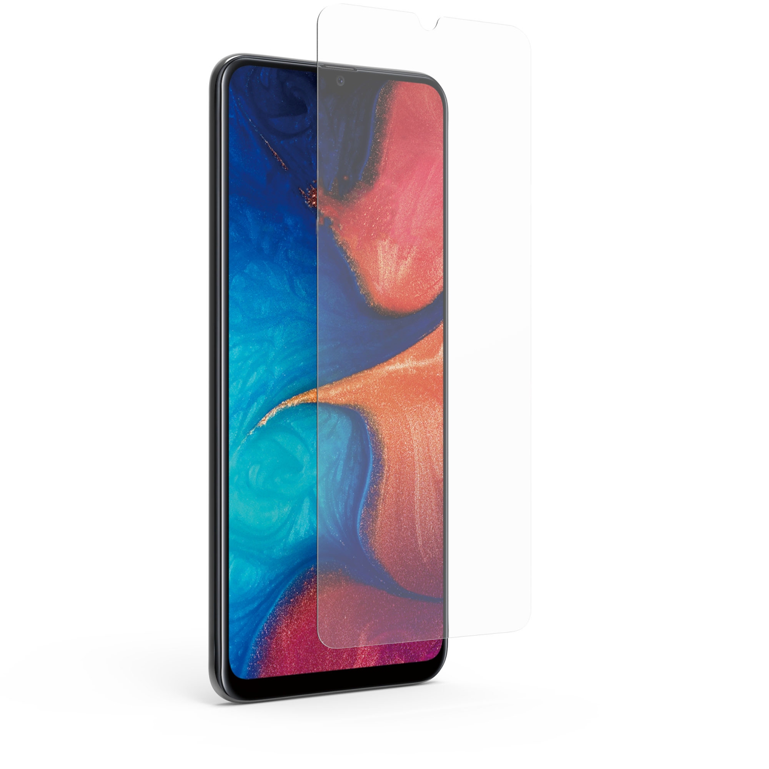 Protecteur d’écran en verre trempé transparent Ultra HD de Samsung pour Galaxy A50 avec plateau d’application