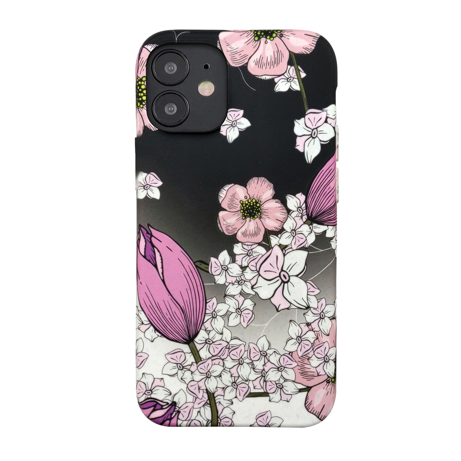 Uunique London Nutrisiti Eco Printed Back Case compatible with iPhone 12 Mini - pink
