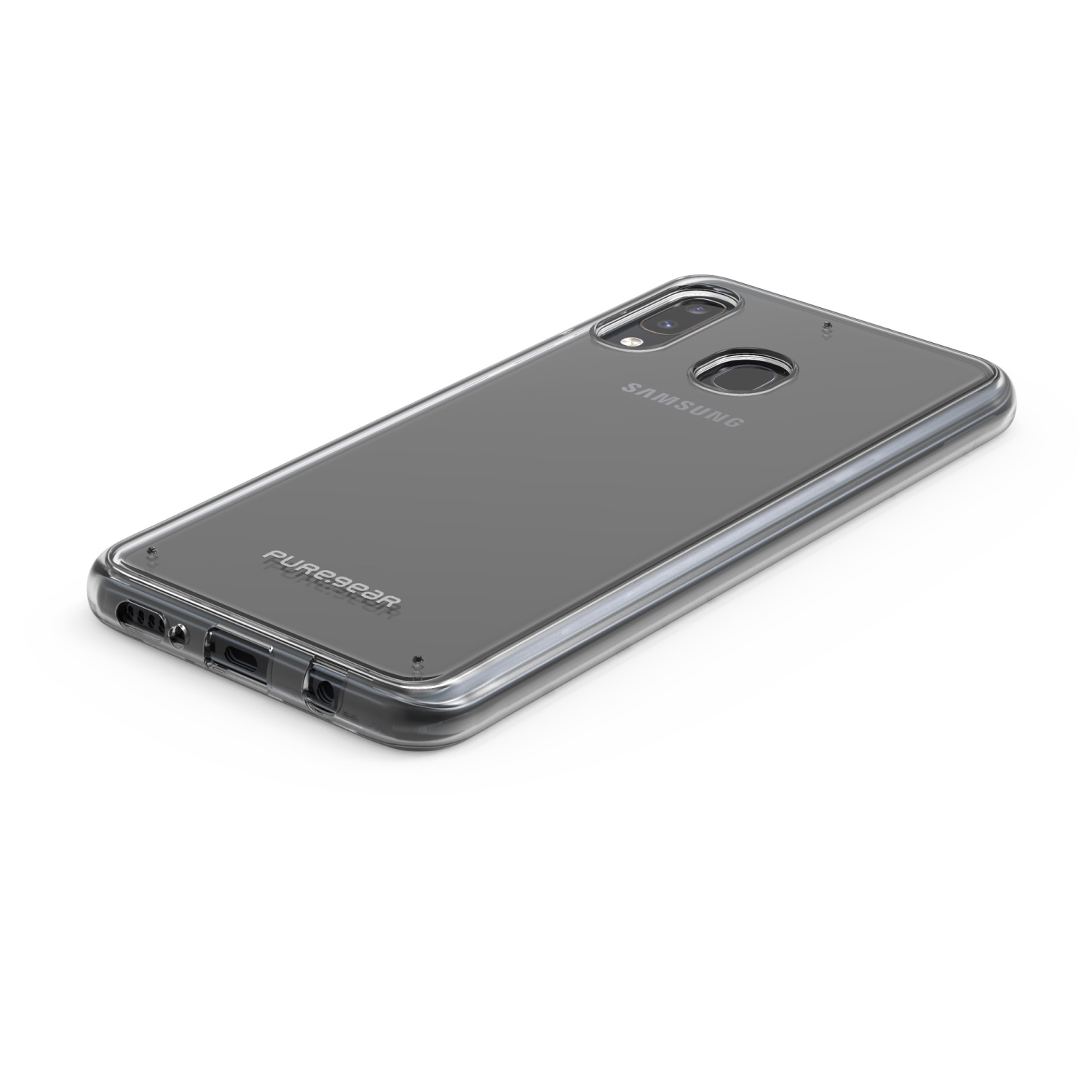 Samsung Galaxy A20 PureGear Clear Slim Shell Case