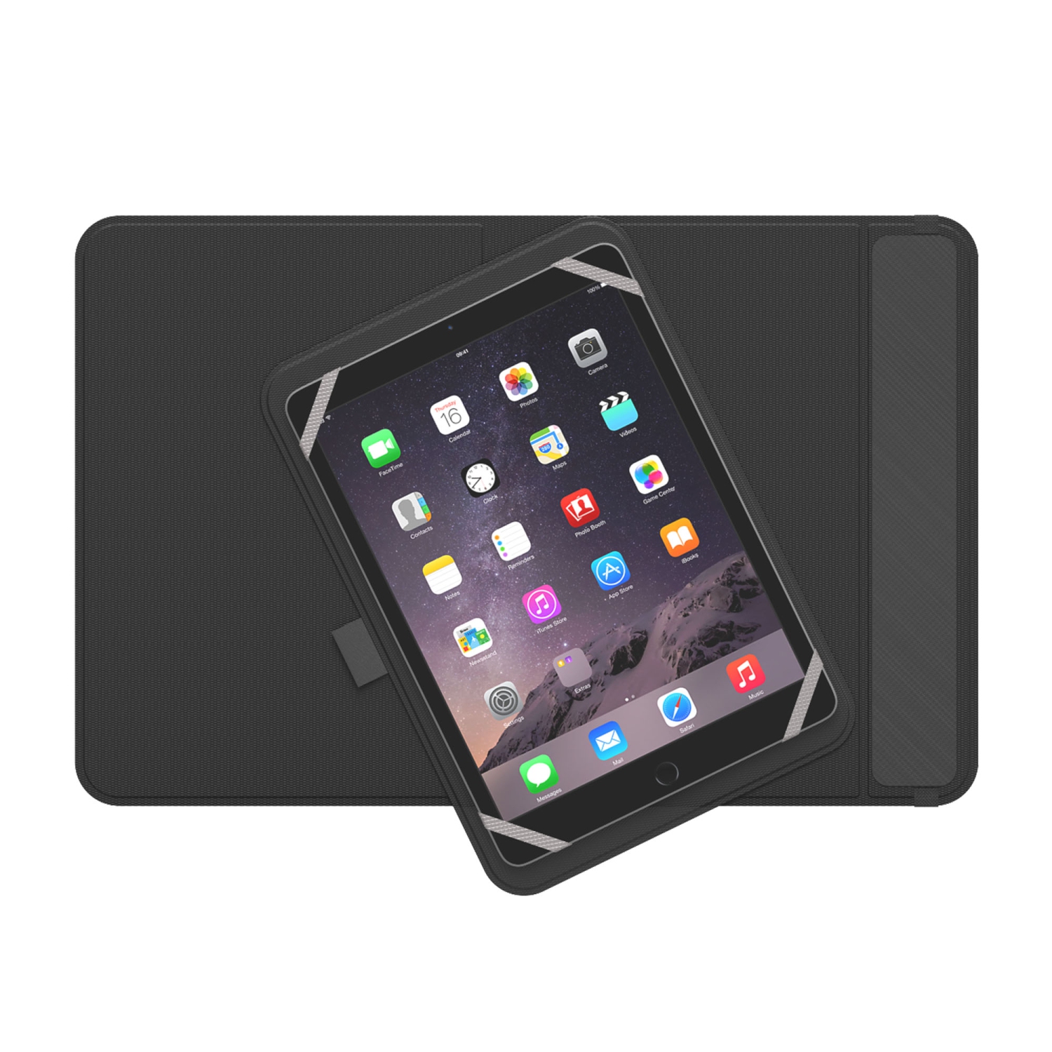 Universal PureGear Black Folio Case for 9-10" Tablets