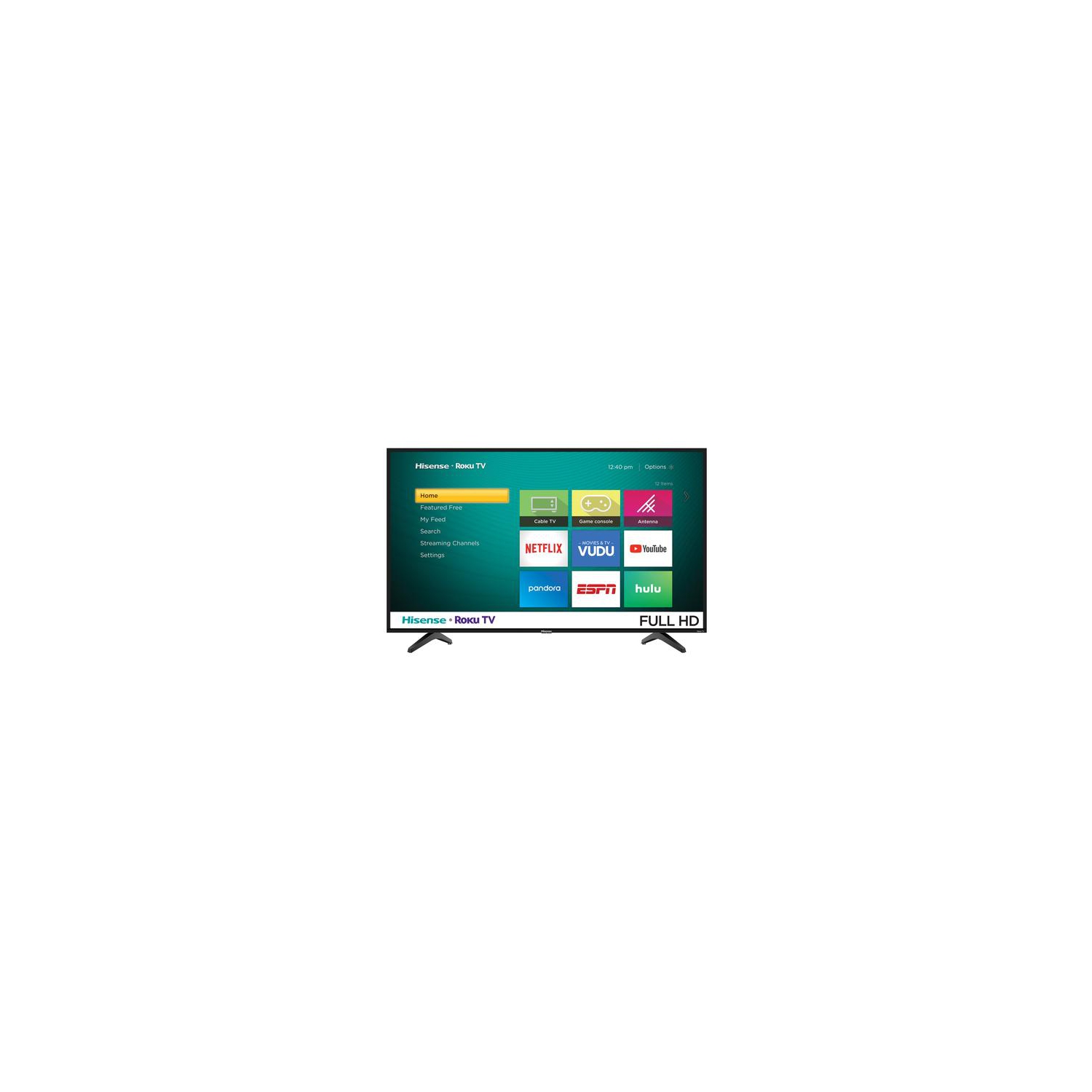 Refurbished (Good) - HISENSE 43" CLASS 1080P FHD LED ROKU SMART TV ( 43H4030F1 )
