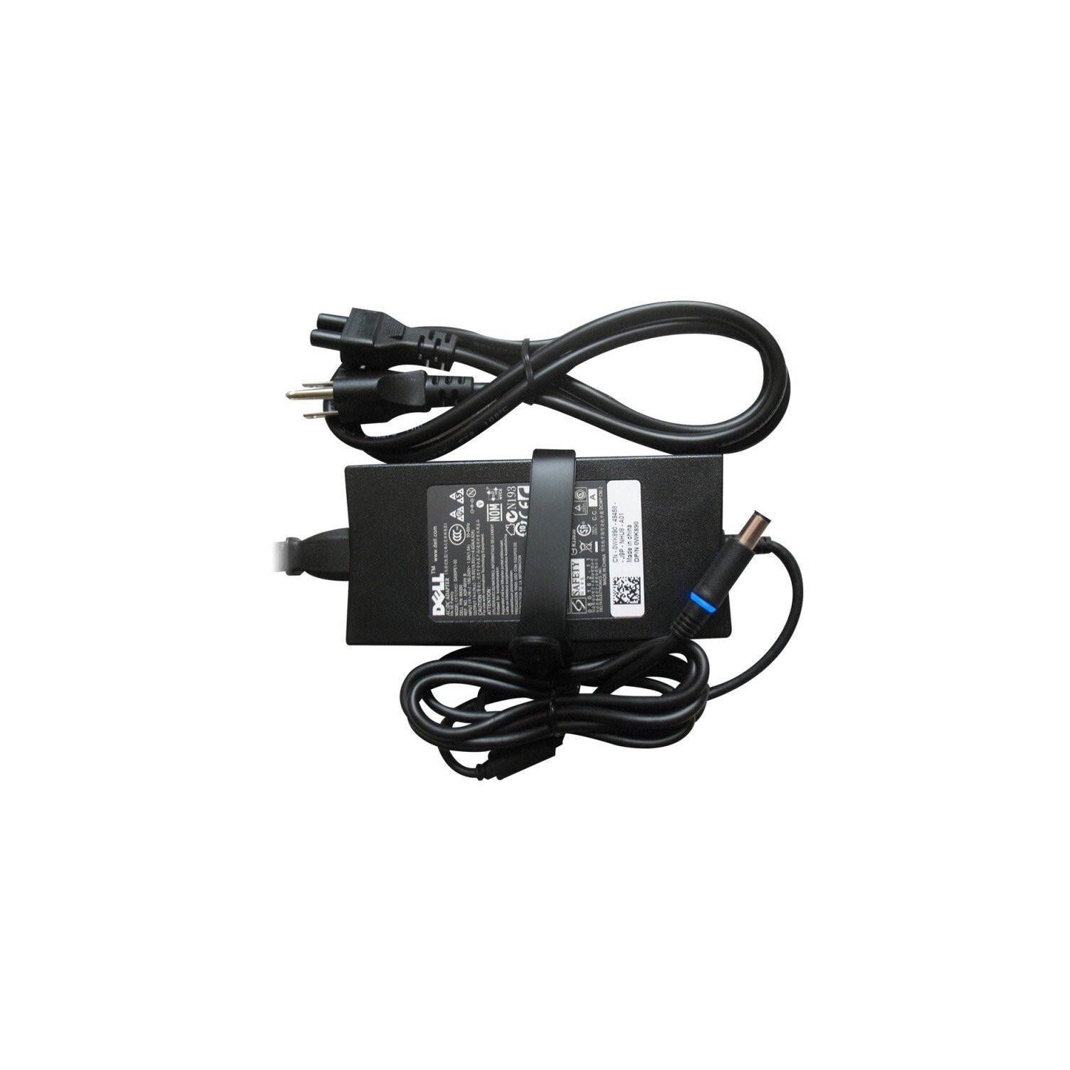 Refurbished (Good)-Dell 130W Tip 7.4mm 19.5V 6.7A 7.4*5.0 PA-4E Laptop Charger AC Adapter with Power Cord